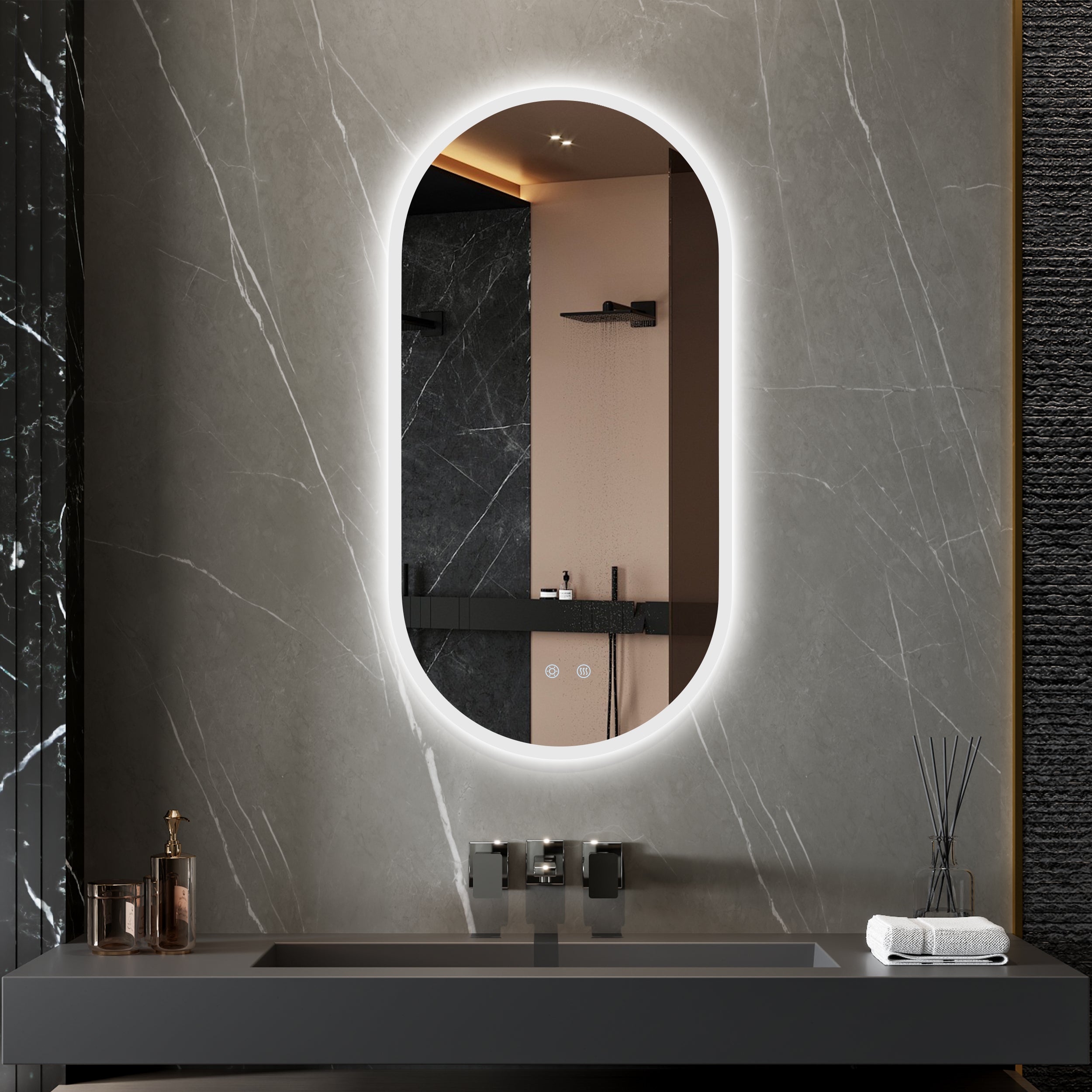Capsule LED Oval Back Lit