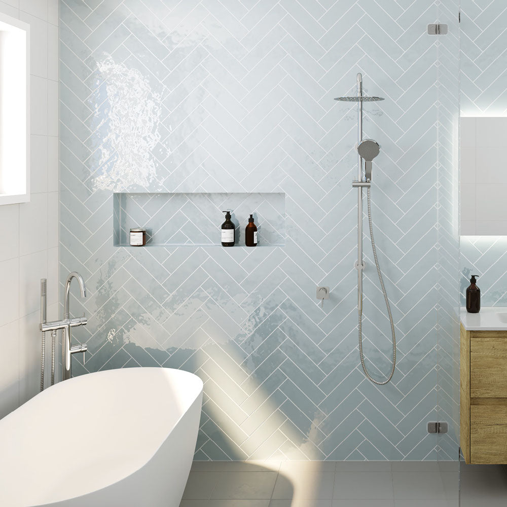 SANSA Wall Mixer Square Plate LF SUS304