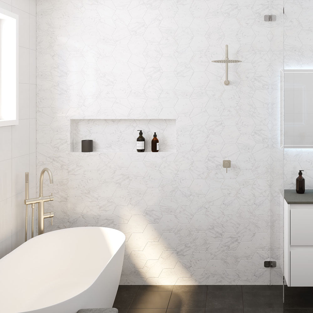 SANSA Wall Mixer Square Plate LF SUS304