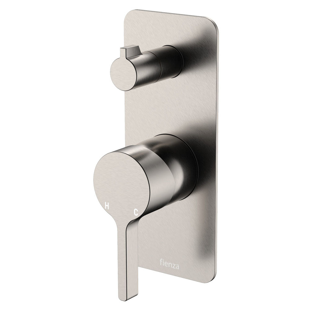 SANSA Wall Diverter Mixer Smal Rectangular Plate LF SUS304