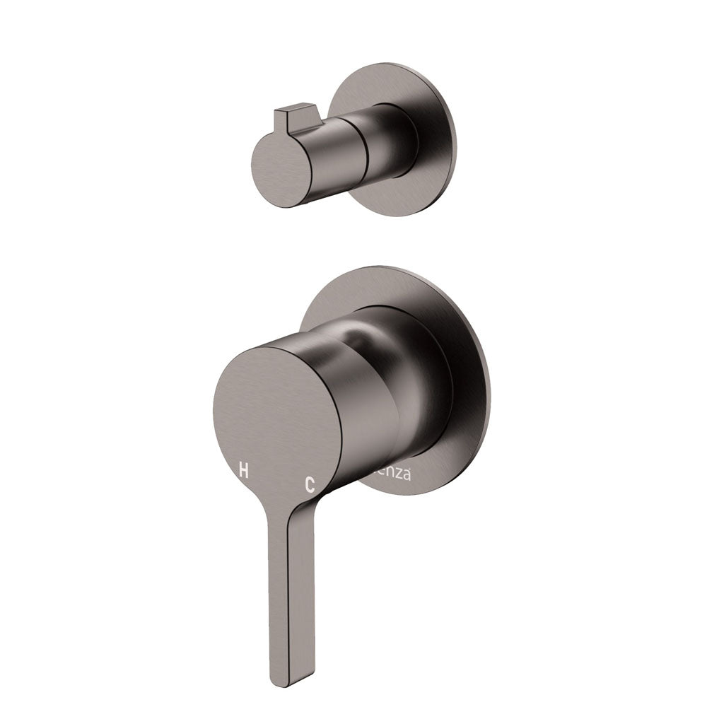 SANSA Wall Diverter Mixer Round Plates LF SUS304