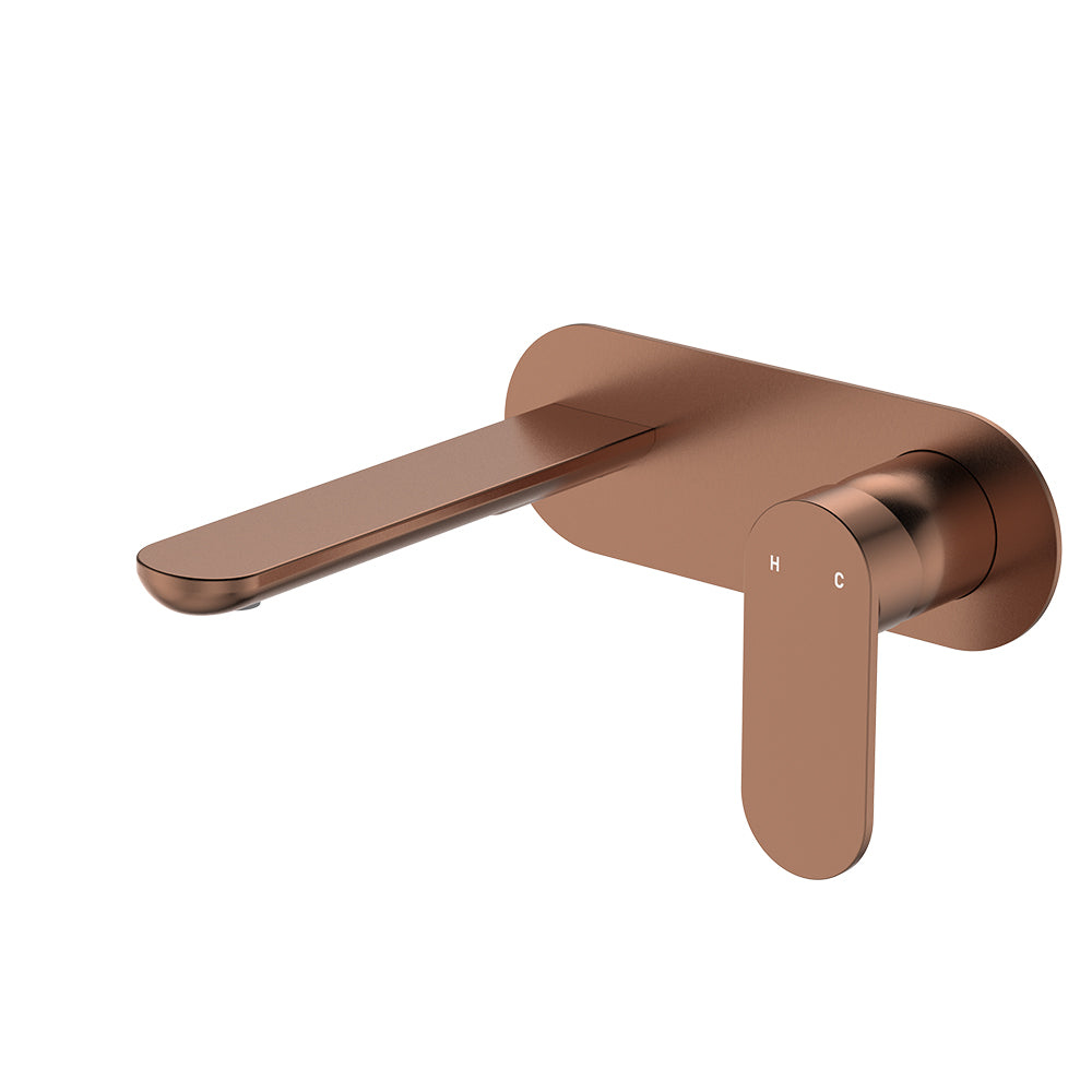 EMPIRE SLIM Basin/Bath Wall Mixer Set Oval Plate 160mm LF