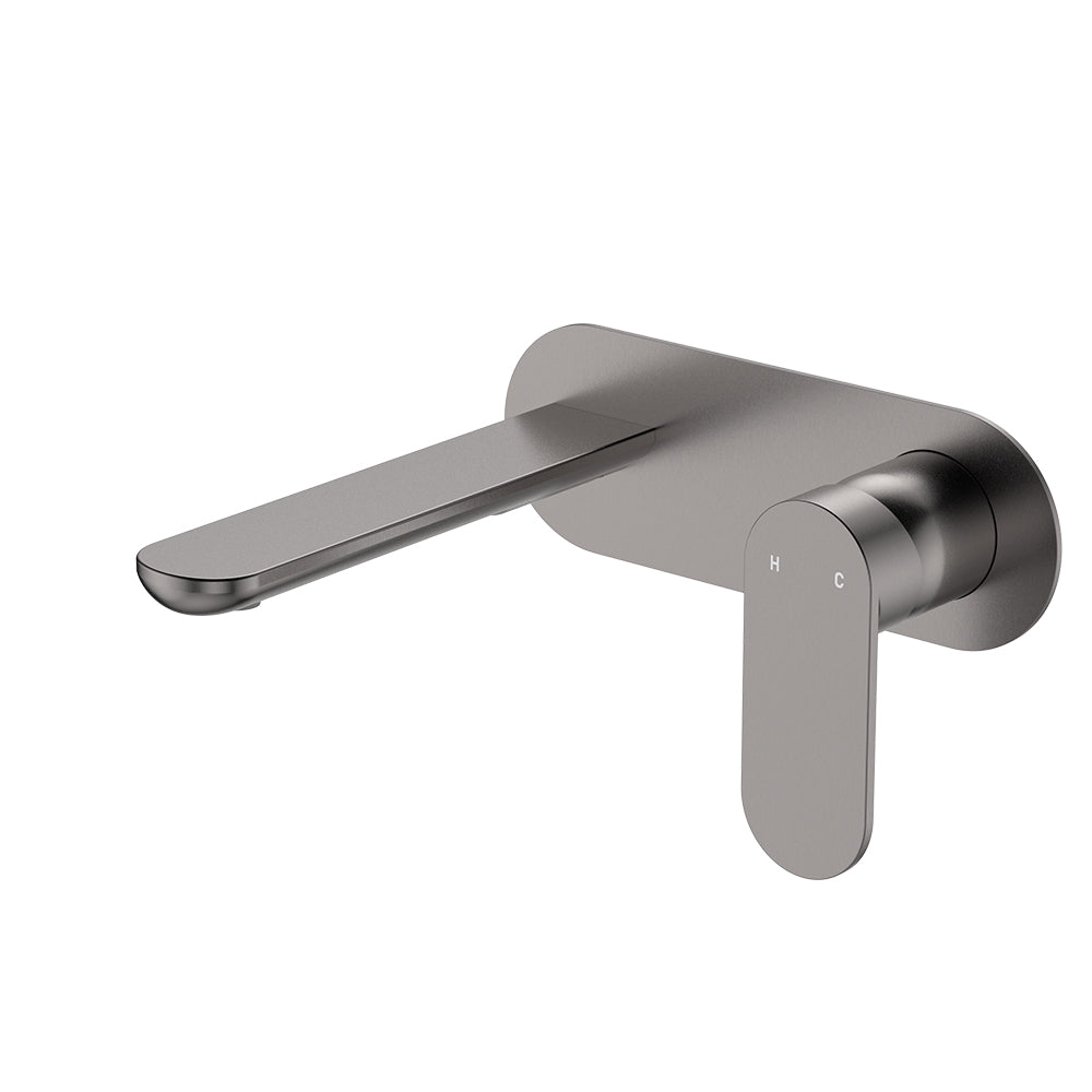 EMPIRE SLIM Basin/Bath Wall Mixer Set Oval Plate 160mm LF