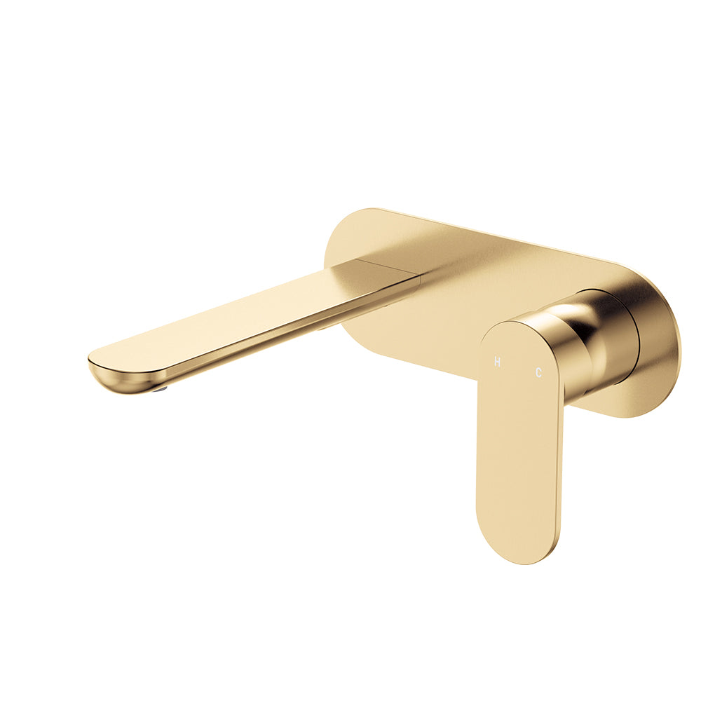 EMPIRE SLIM Basin/Bath Wall Mixer Set Oval Plate 160mm LF
