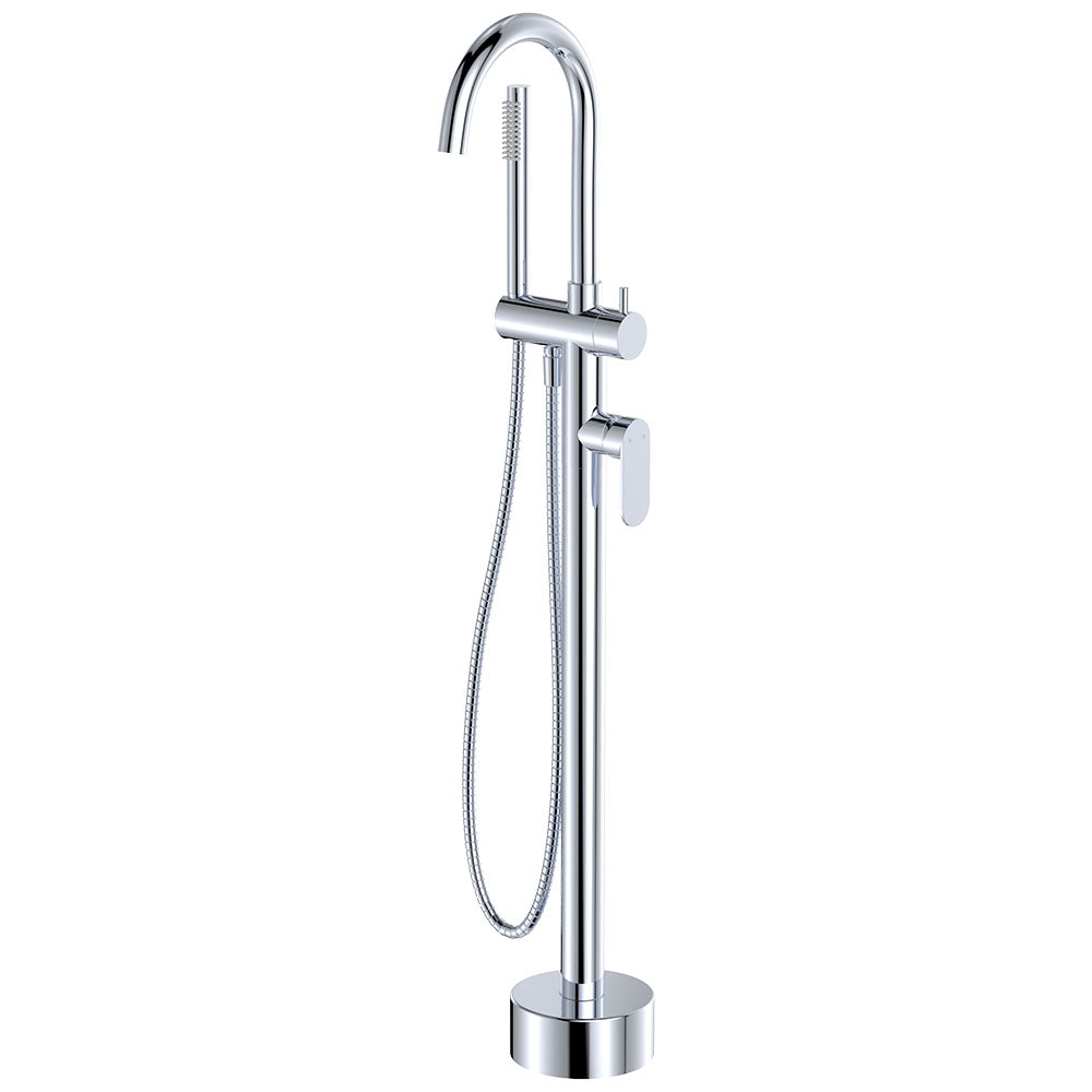 EMPIRE SLIM Floor Mounted Bath Mixer with Hand Shower