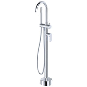 EMPIRE SLIM Floor Mounted Bath Mixer with Hand Shower