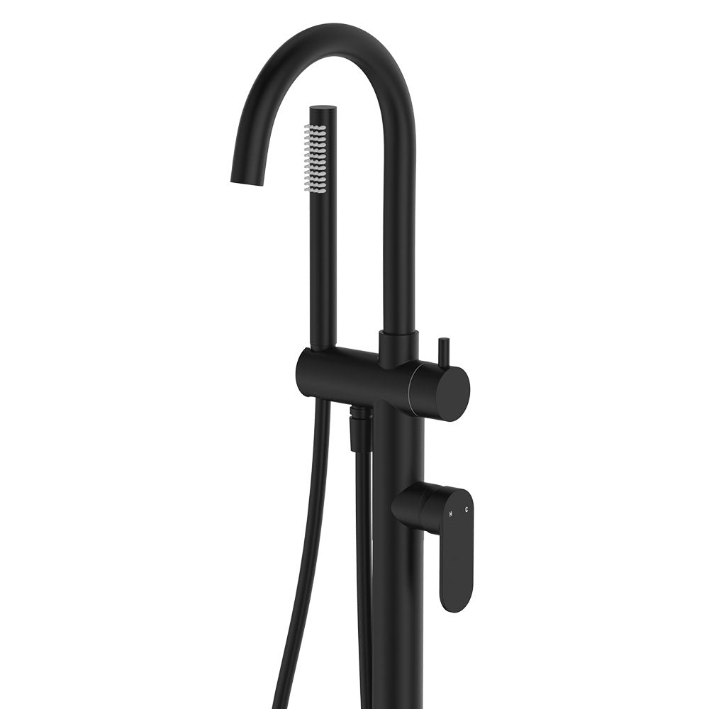 EMPIRE SLIM Floor Mounted Bath Mixer with Hand Shower