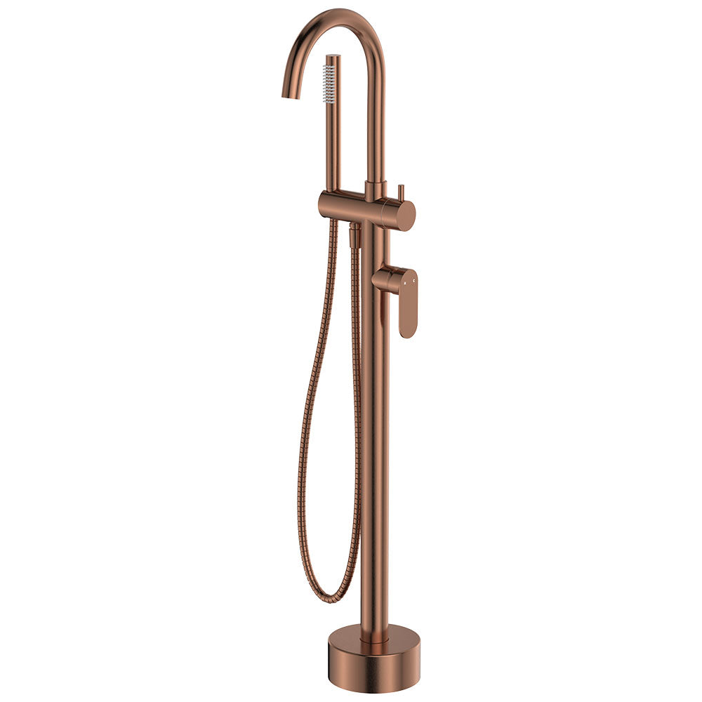 EMPIRE SLIM Floor Mounted Bath Mixer with Hand Shower
