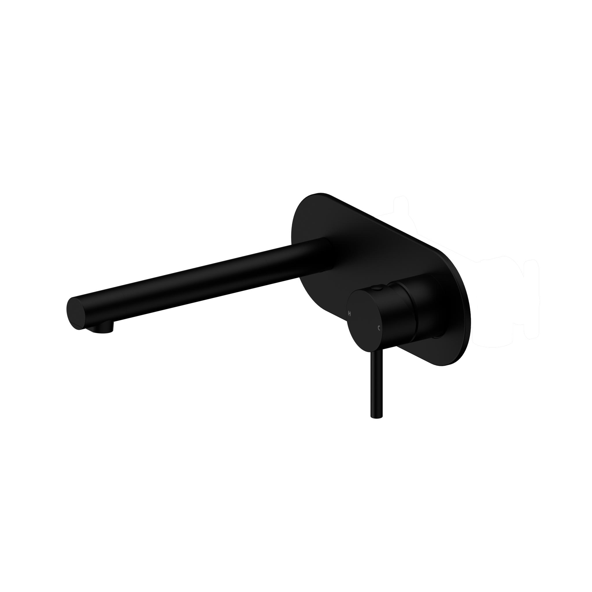 Dolce 2 Wall Basin/Bath Mixer