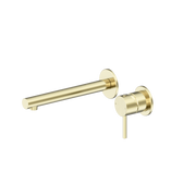 Dolce 2 Wall Basin/Bath Mixer With Separate Back Plate