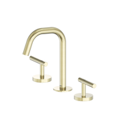 Mecca Lever Basin Set with Edge Spout