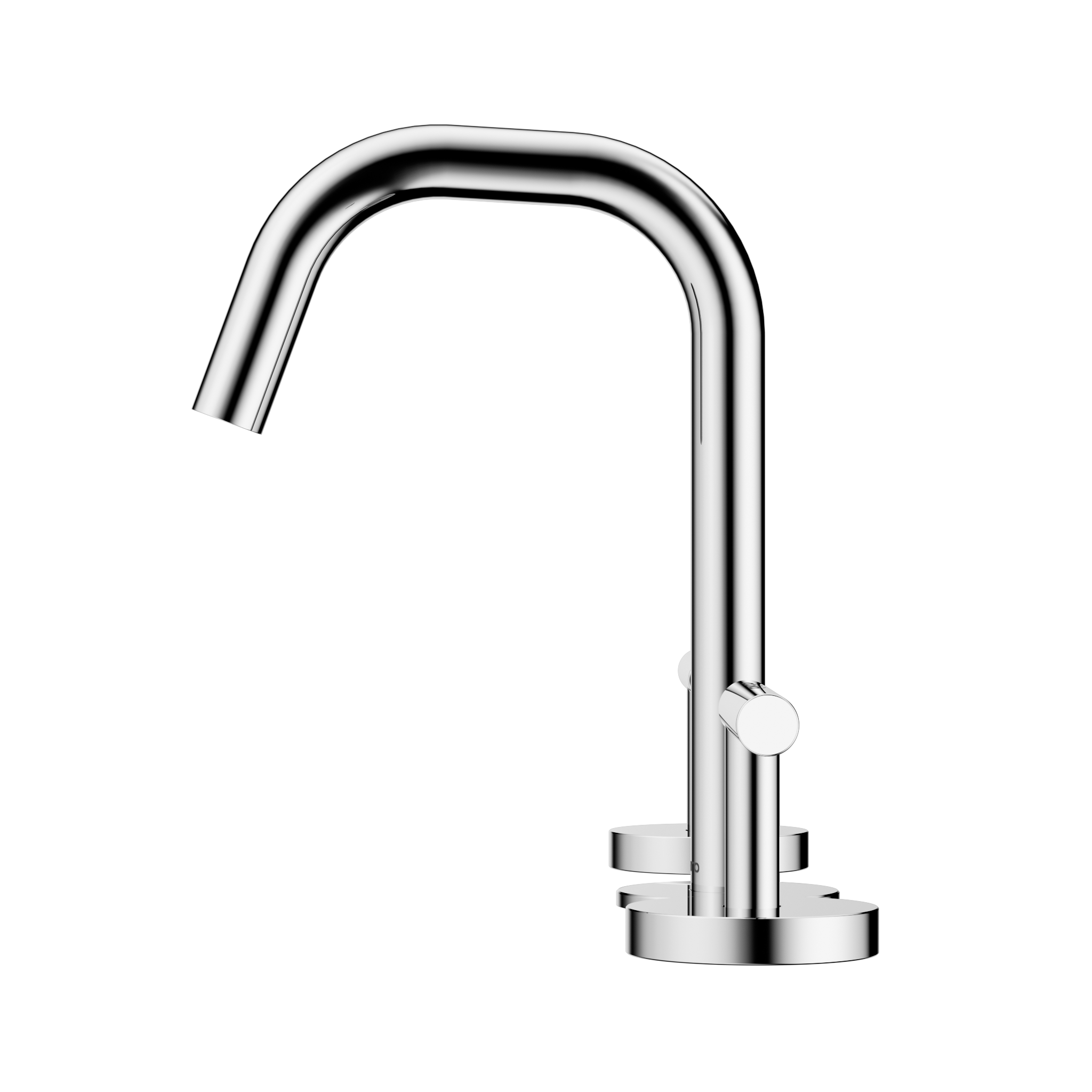 Mecca Lever Basin Set with Edge Spout