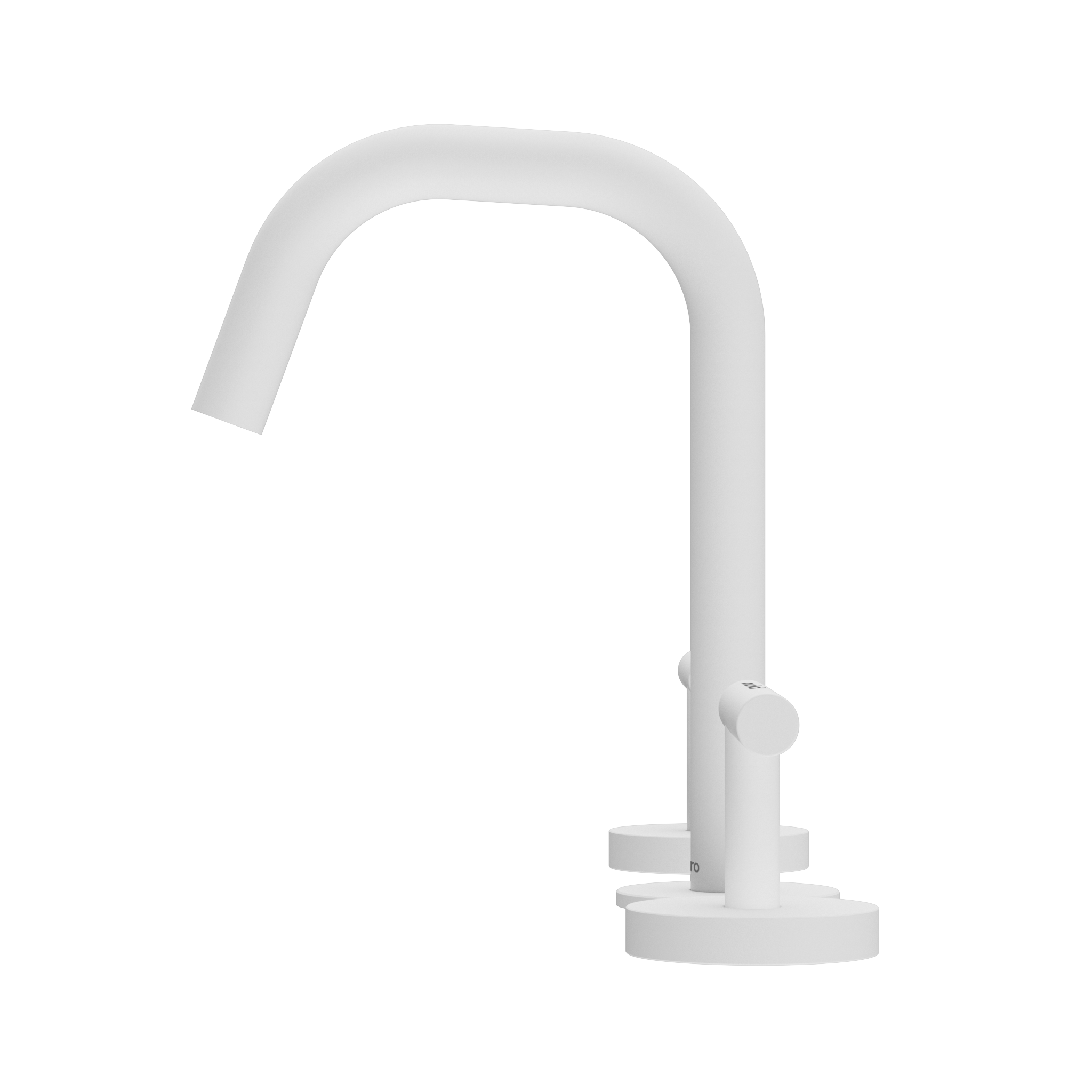 Mecca Lever Basin Set with Edge Spout