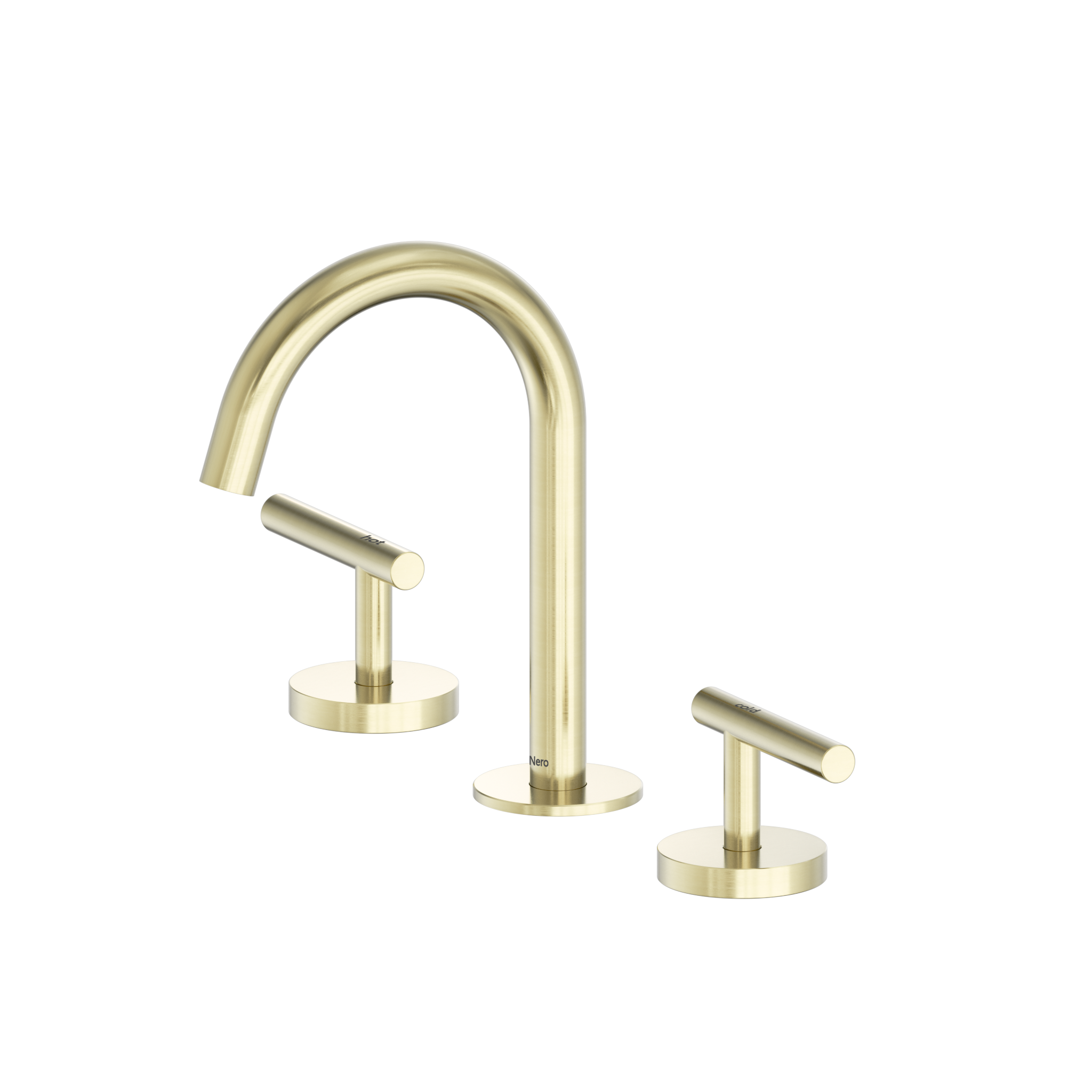 Mecca Lever Basin Set with Arc Spout