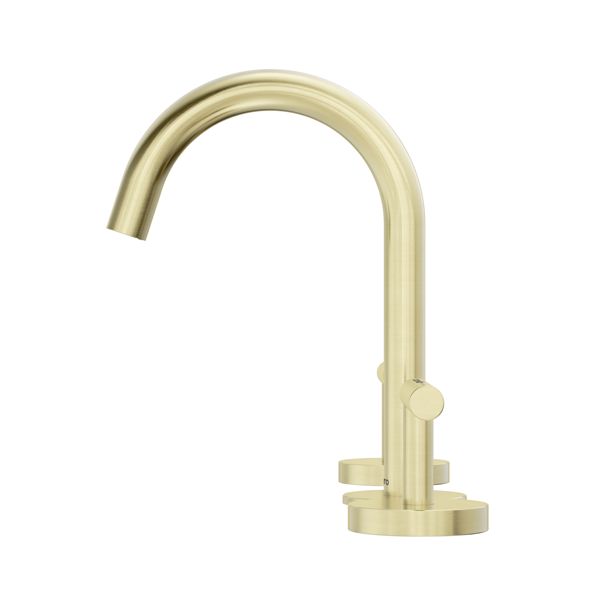 Mecca Lever Basin Set with Arc Spout