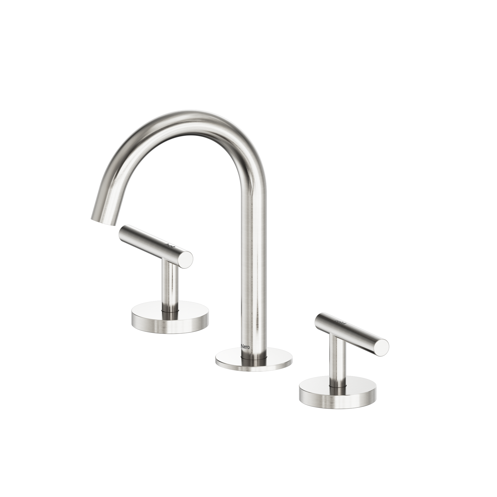 Mecca Lever Basin Set with Arc Spout