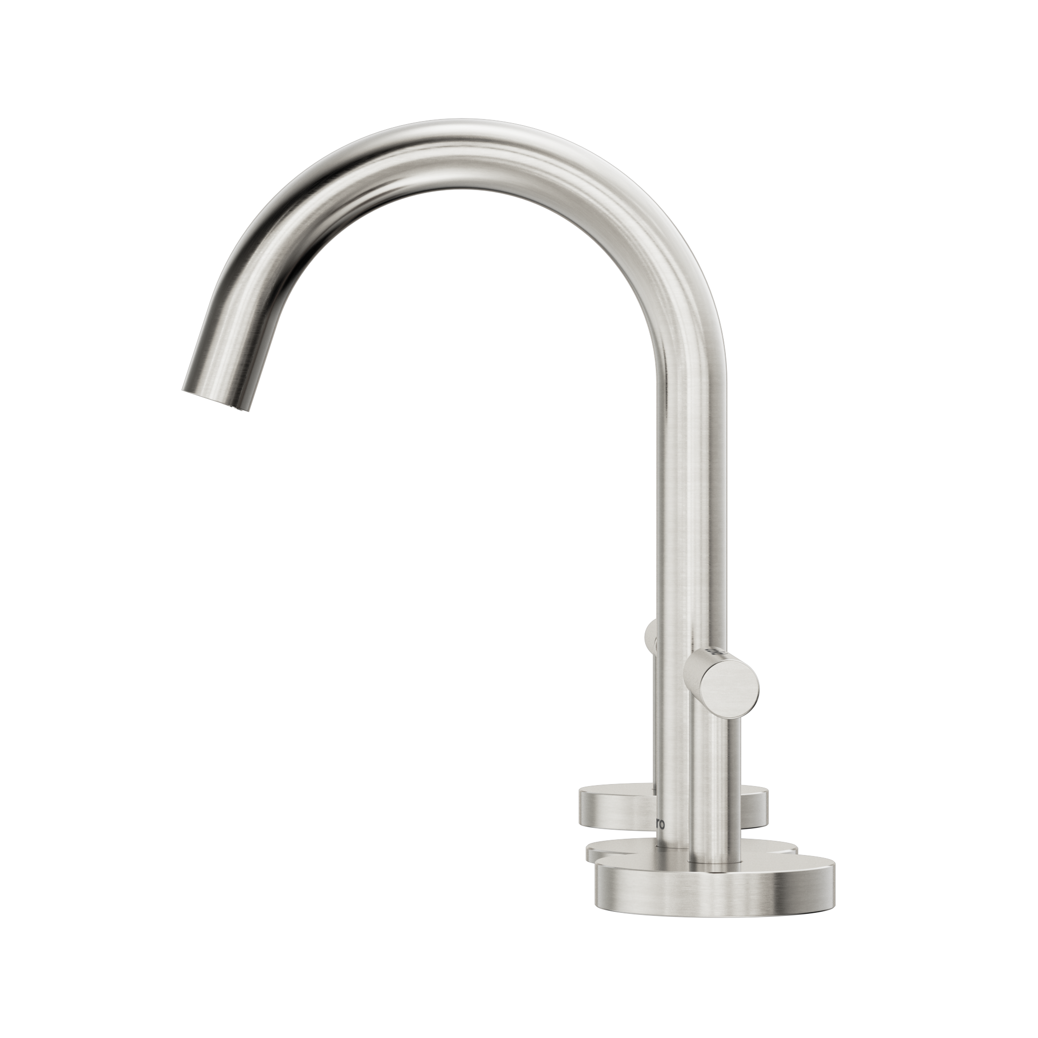 Mecca Lever Basin Set with Arc Spout