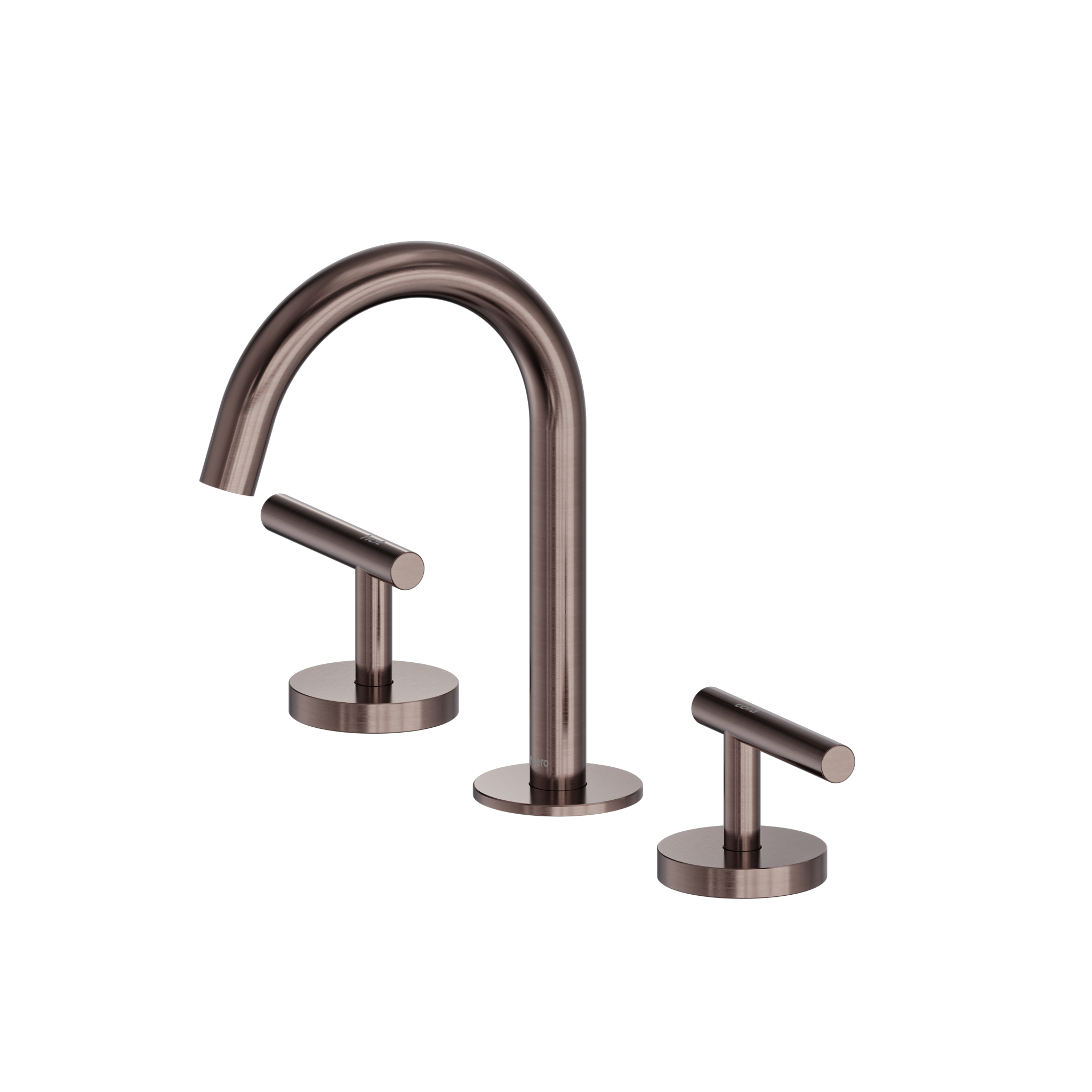 Mecca Lever Basin Set with Arc Spout