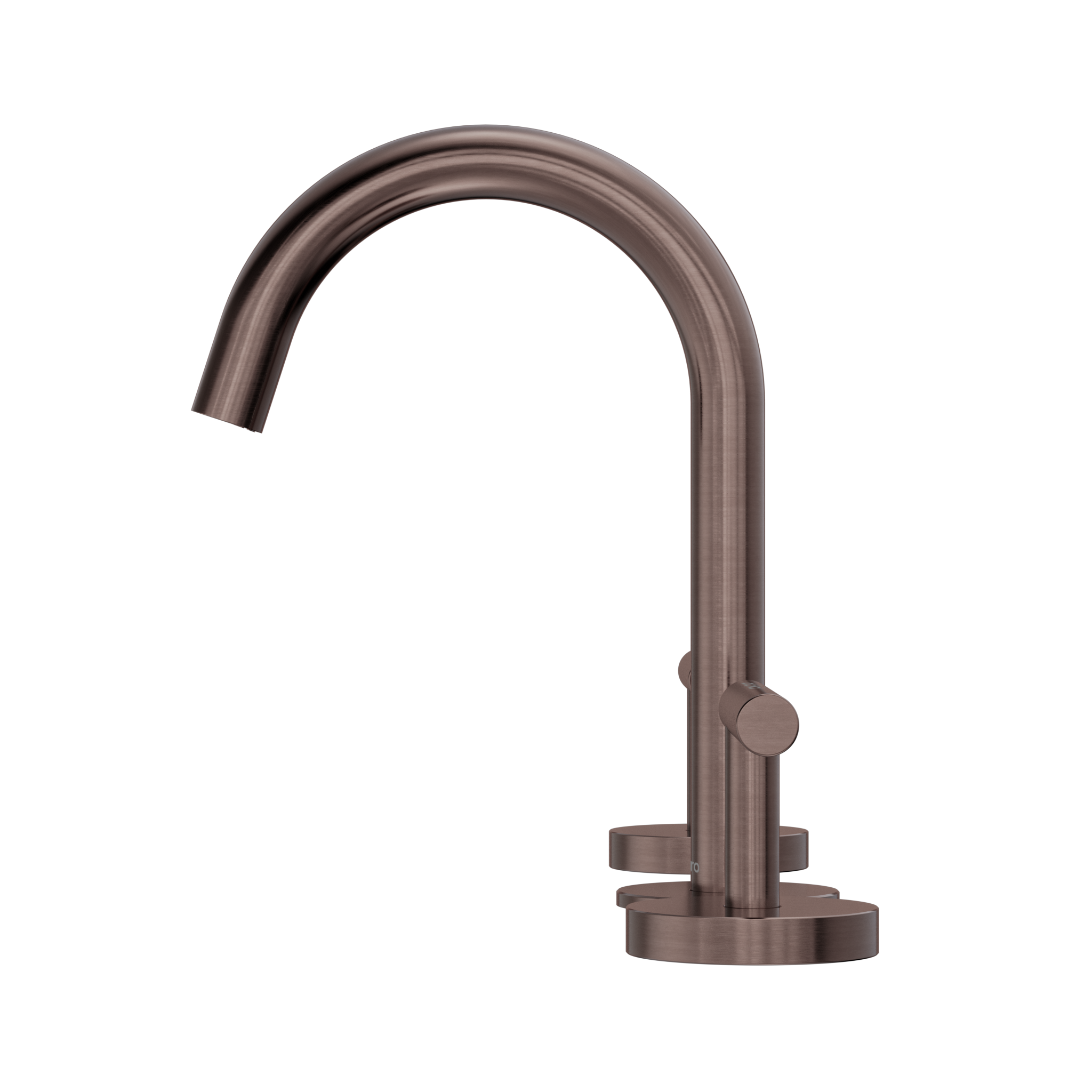 Mecca Lever Basin Set with Arc Spout