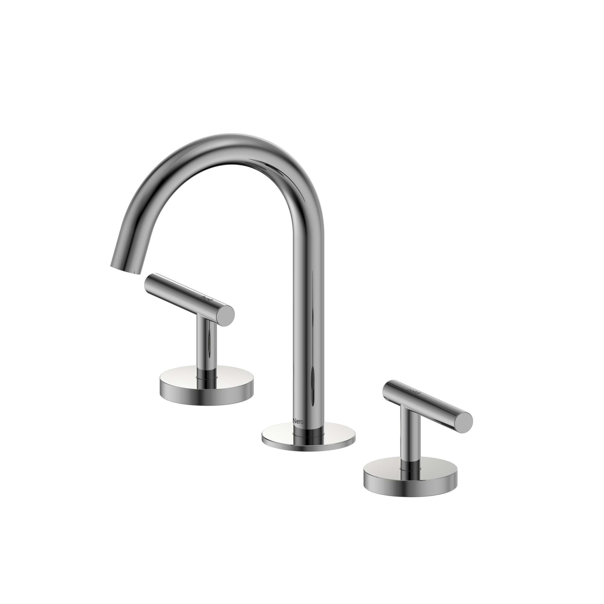 Mecca Lever Basin Set with Arc Spout