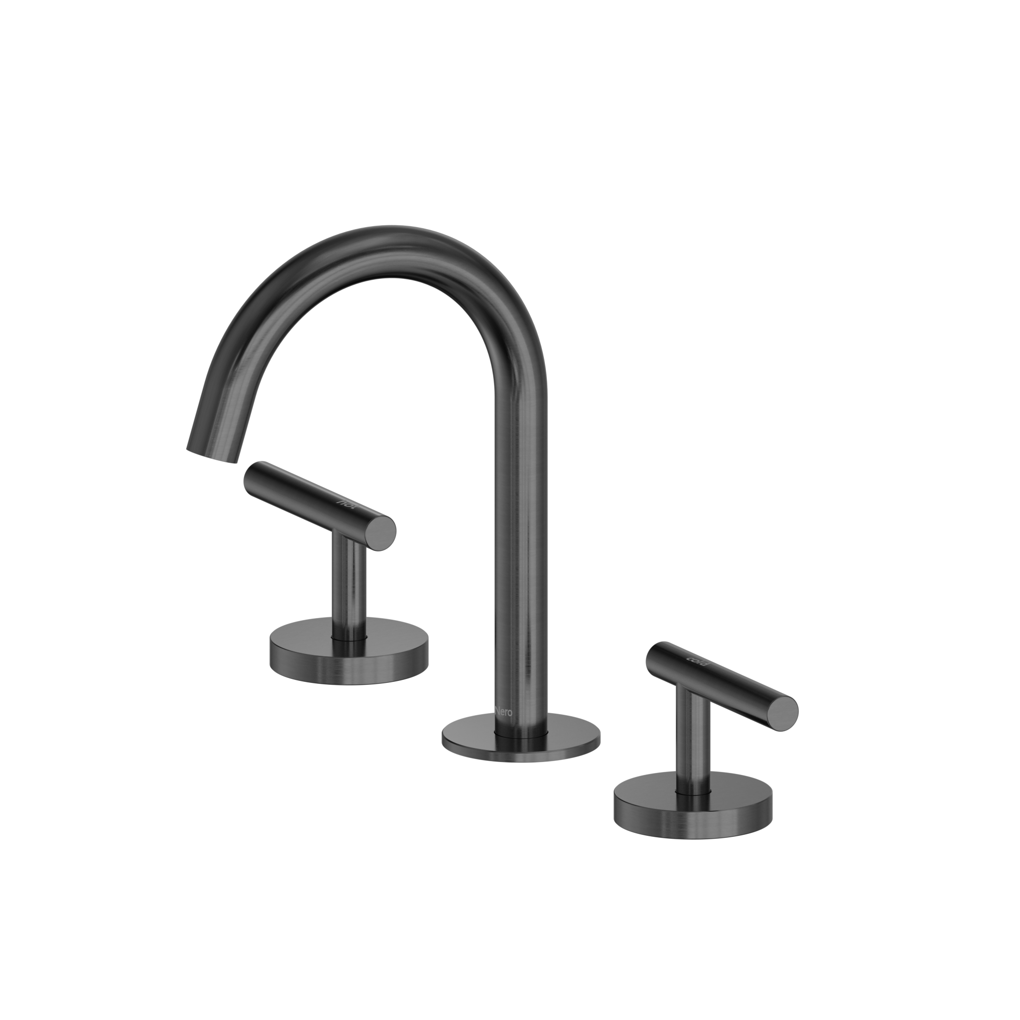Mecca Lever Basin Set with Arc Spout