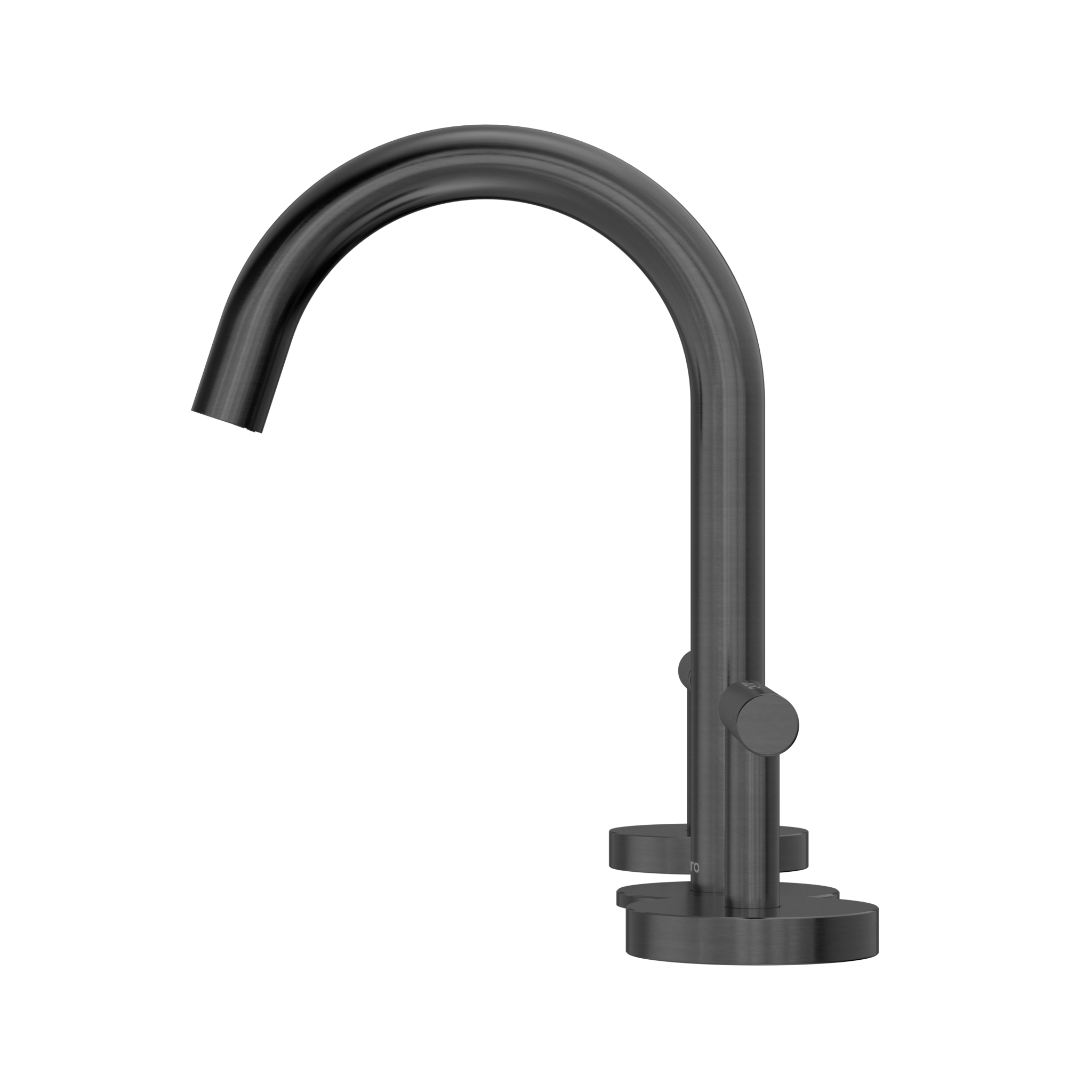Mecca Lever Basin Set with Arc Spout