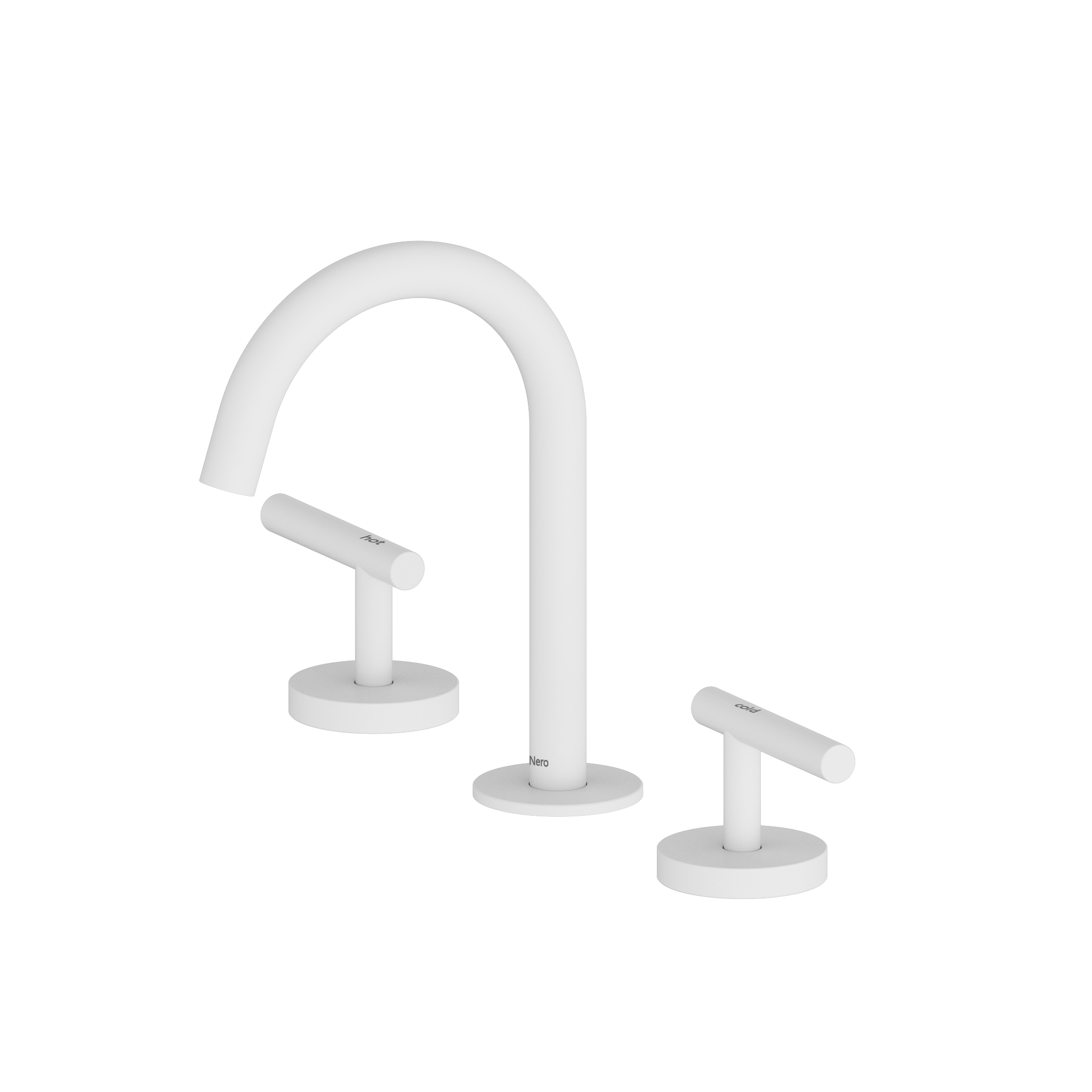 Mecca Lever Basin Set with Arc Spout