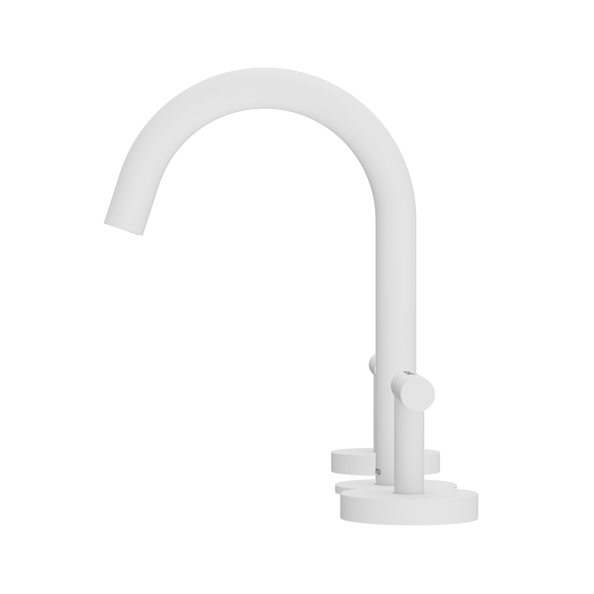 Mecca Lever Basin Set with Arc Spout