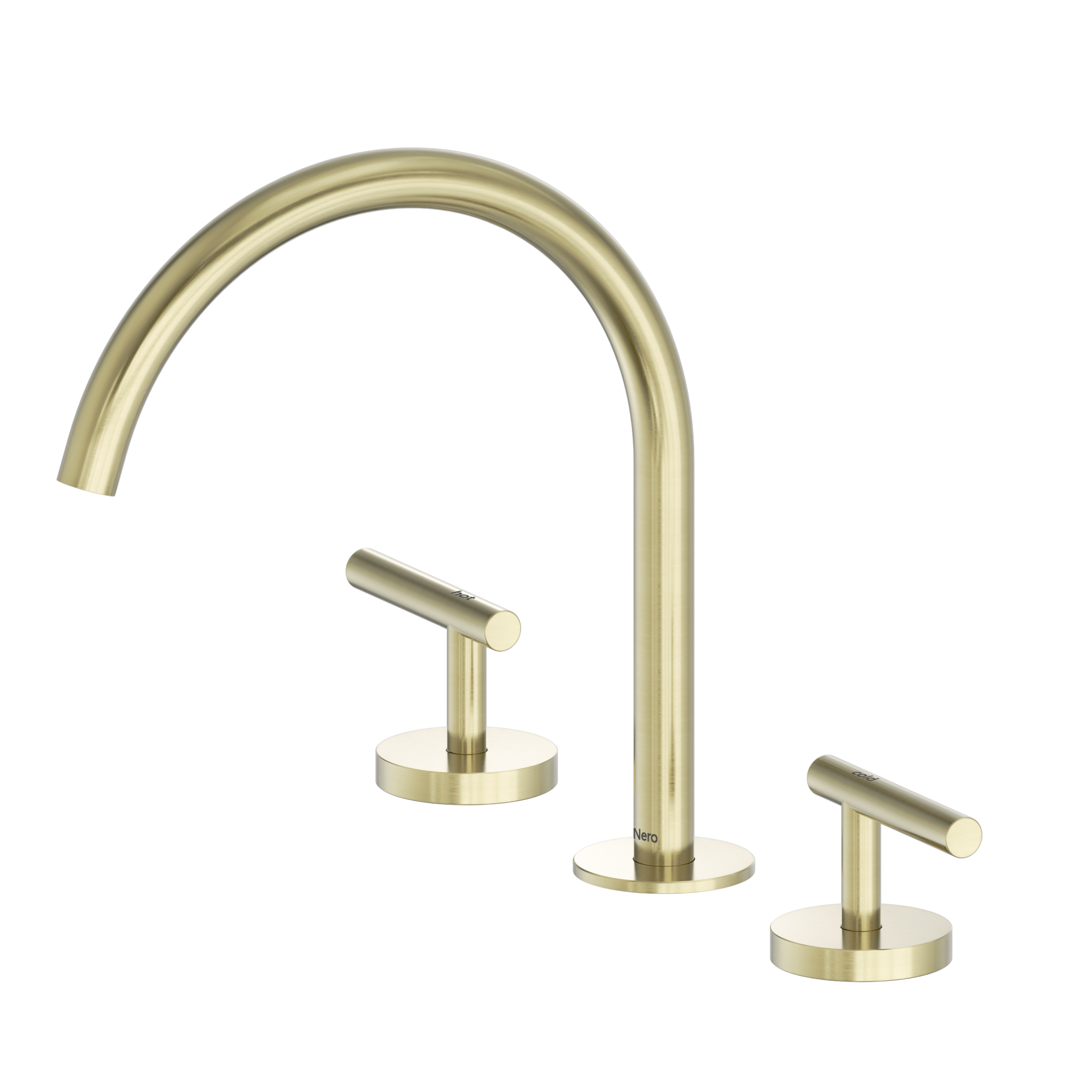 Mecca Lever Bath/Kitchen Set with Arc Spout