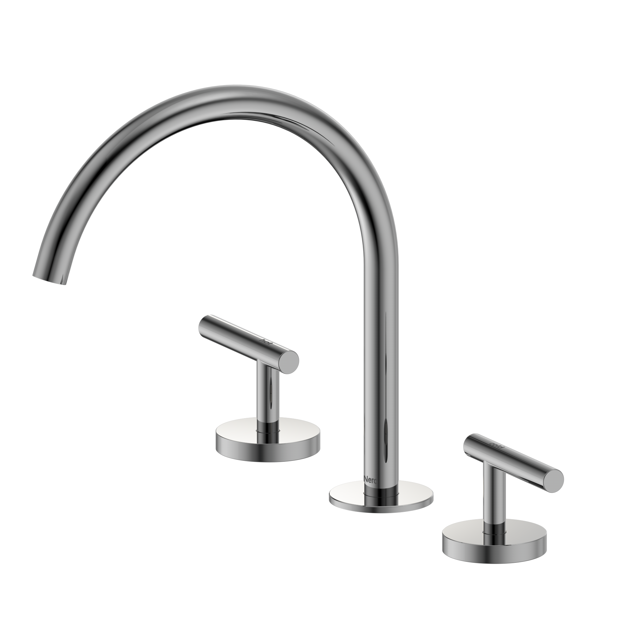 Mecca Lever Bath/Kitchen Set with Arc Spout