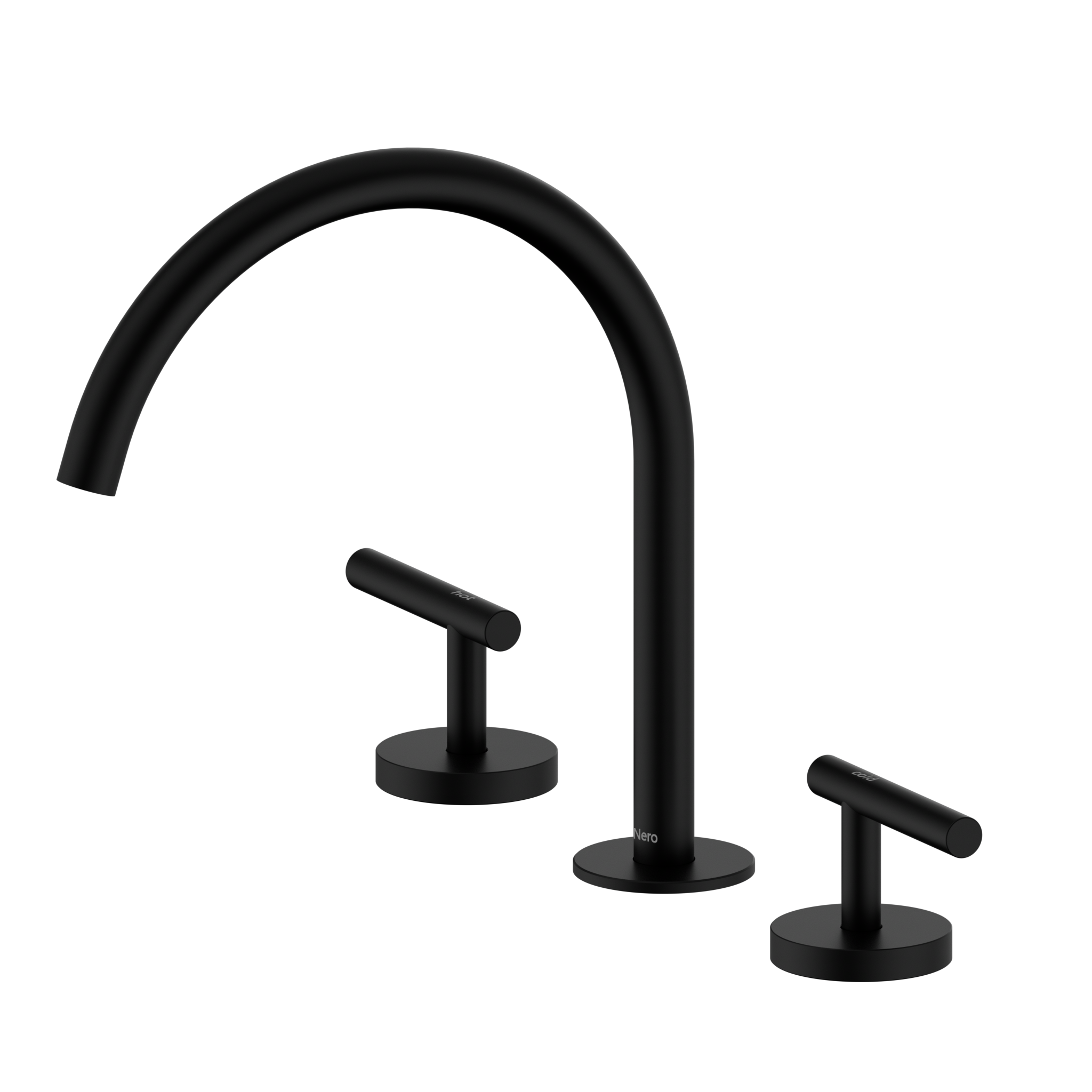 Mecca Lever Bath/Kitchen Set with Arc Spout