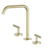 Mecca Lever Bath/Kitchen Set with Edge Spout