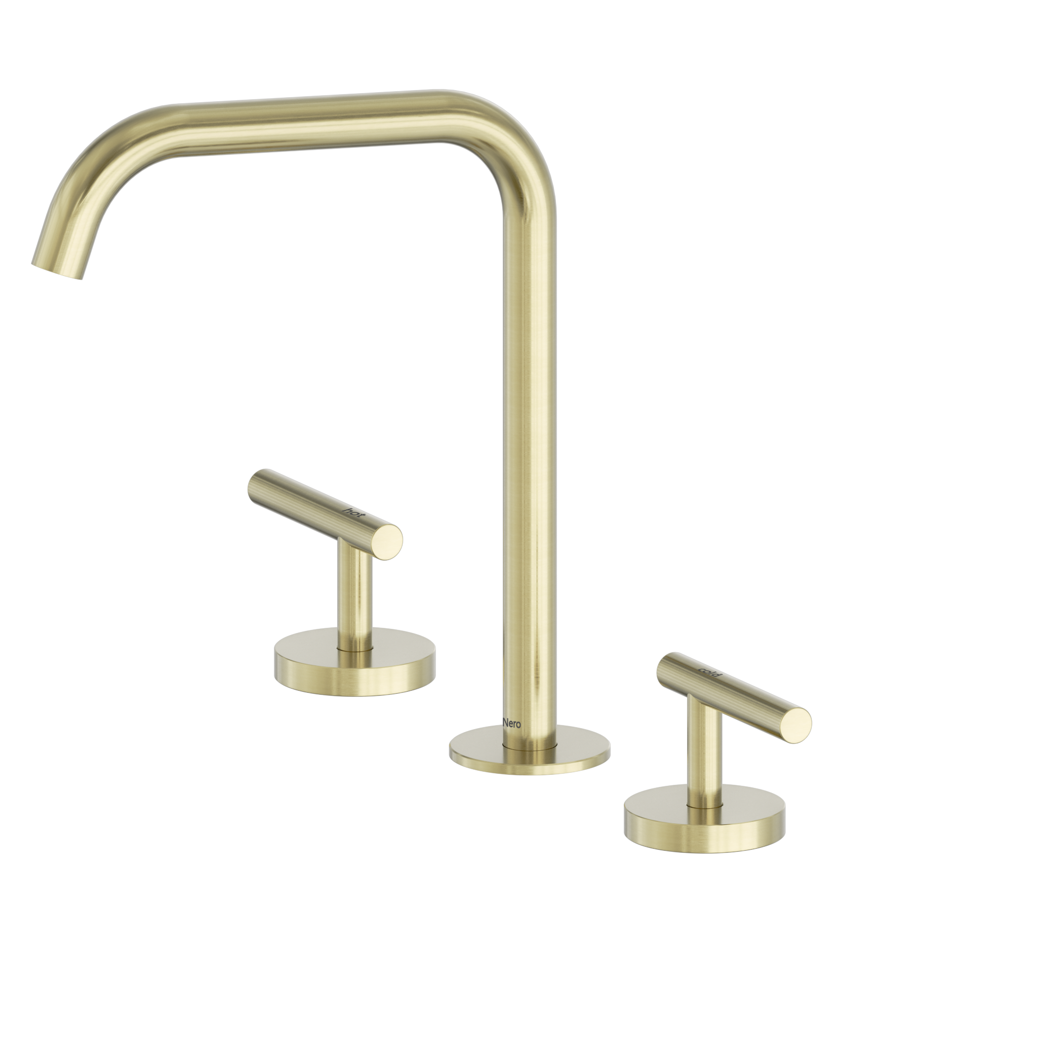 Mecca Lever Bath/Kitchen Set with Edge Spout