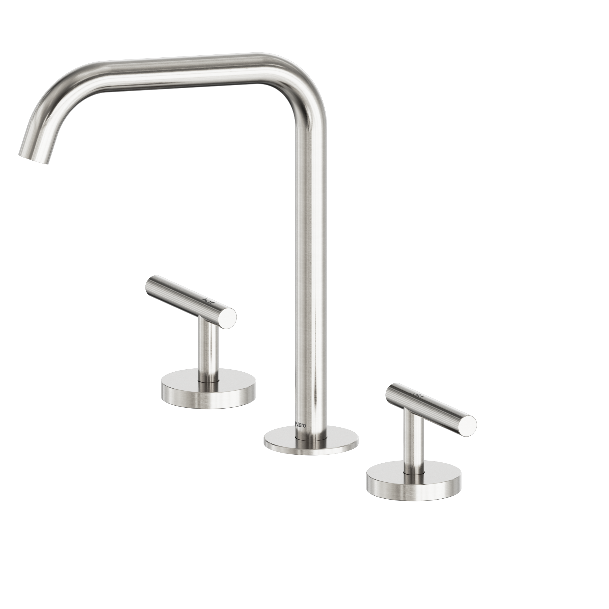 Mecca Lever Bath/Kitchen Set with Edge Spout