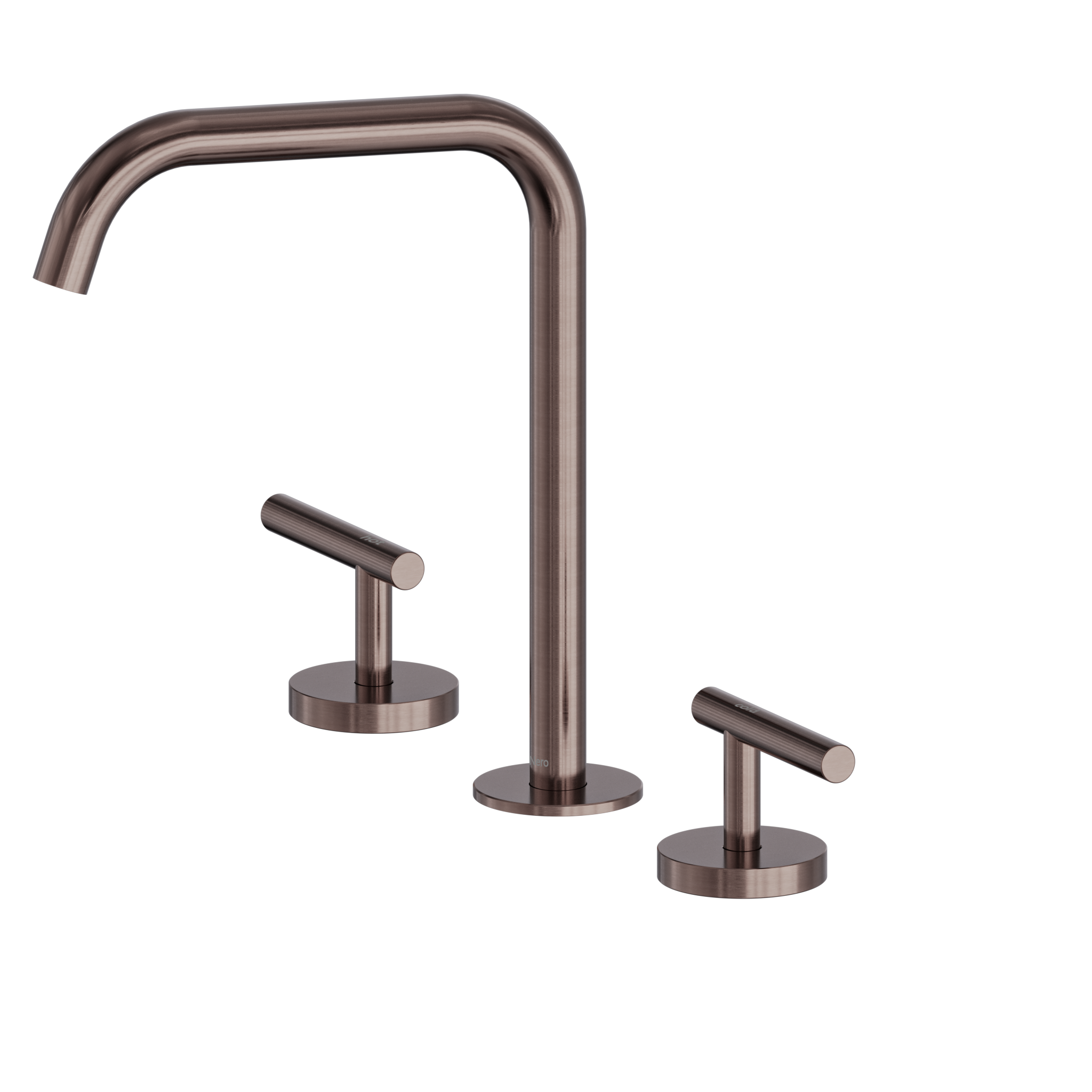 Mecca Lever Bath/Kitchen Set with Edge Spout