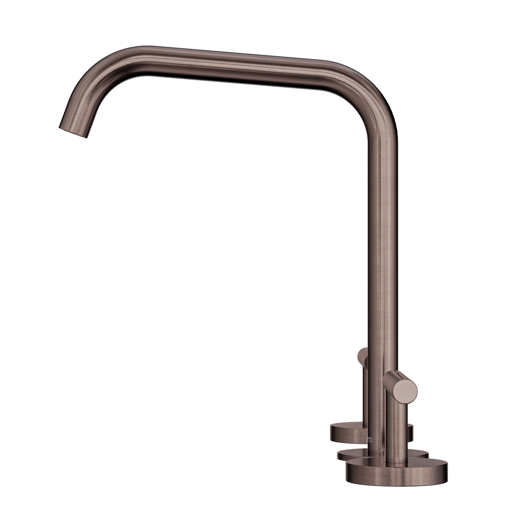 Mecca Lever Bath/Kitchen Set with Edge Spout