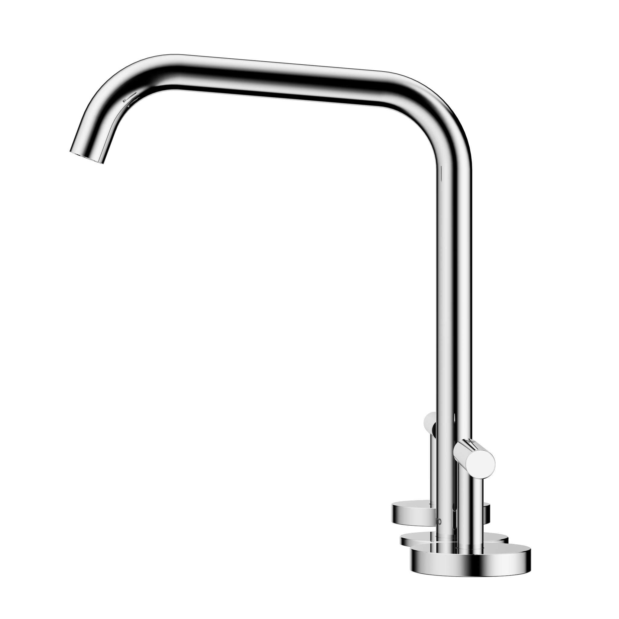 Mecca Lever Bath/Kitchen Set with Edge Spout