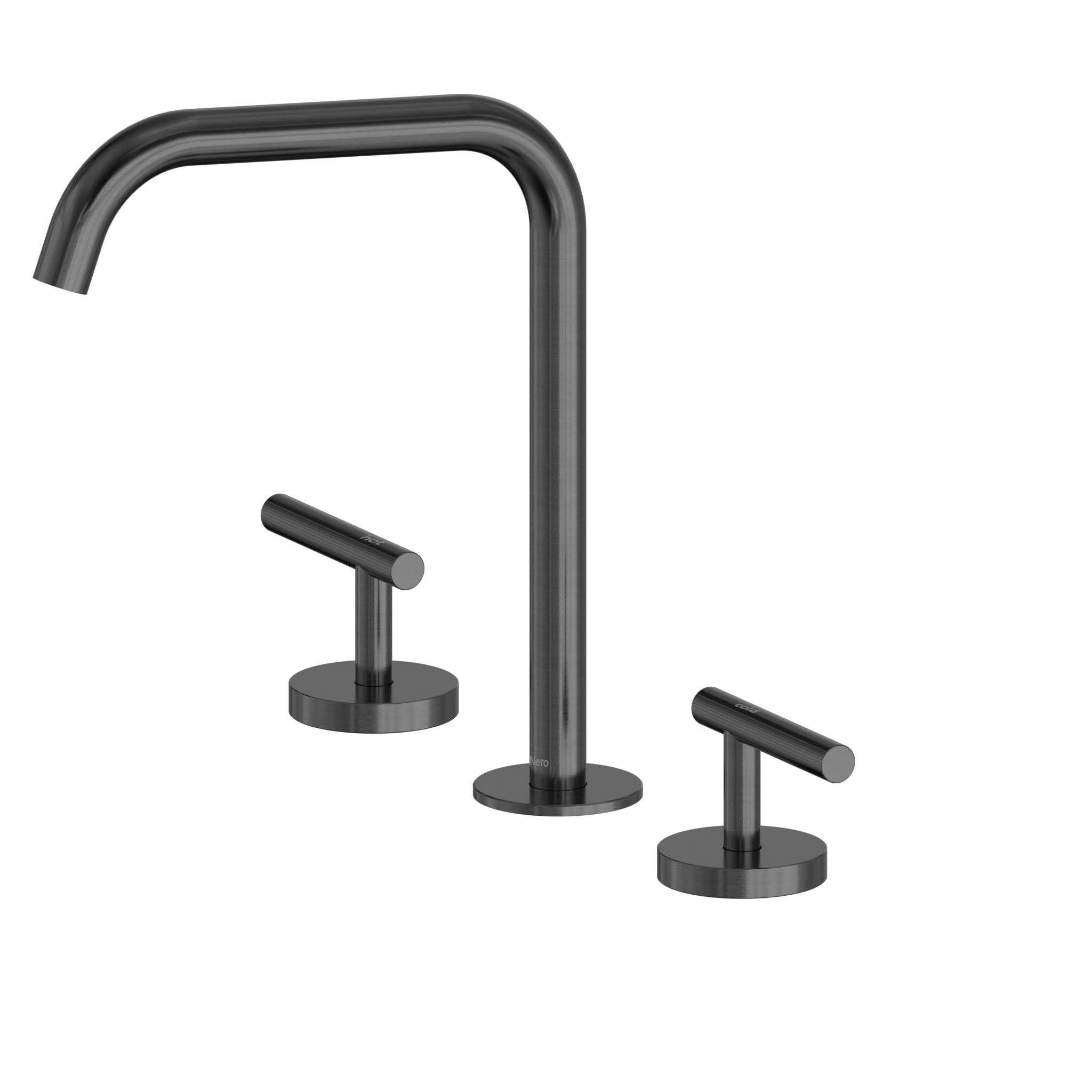 Mecca Lever Bath/Kitchen Set with Edge Spout