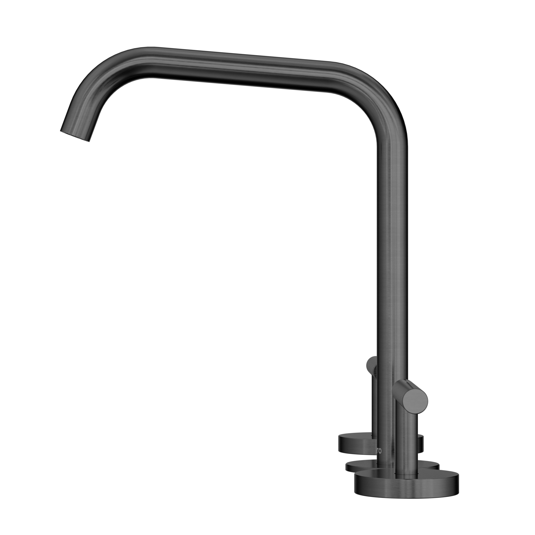 Mecca Lever Bath/Kitchen Set with Edge Spout
