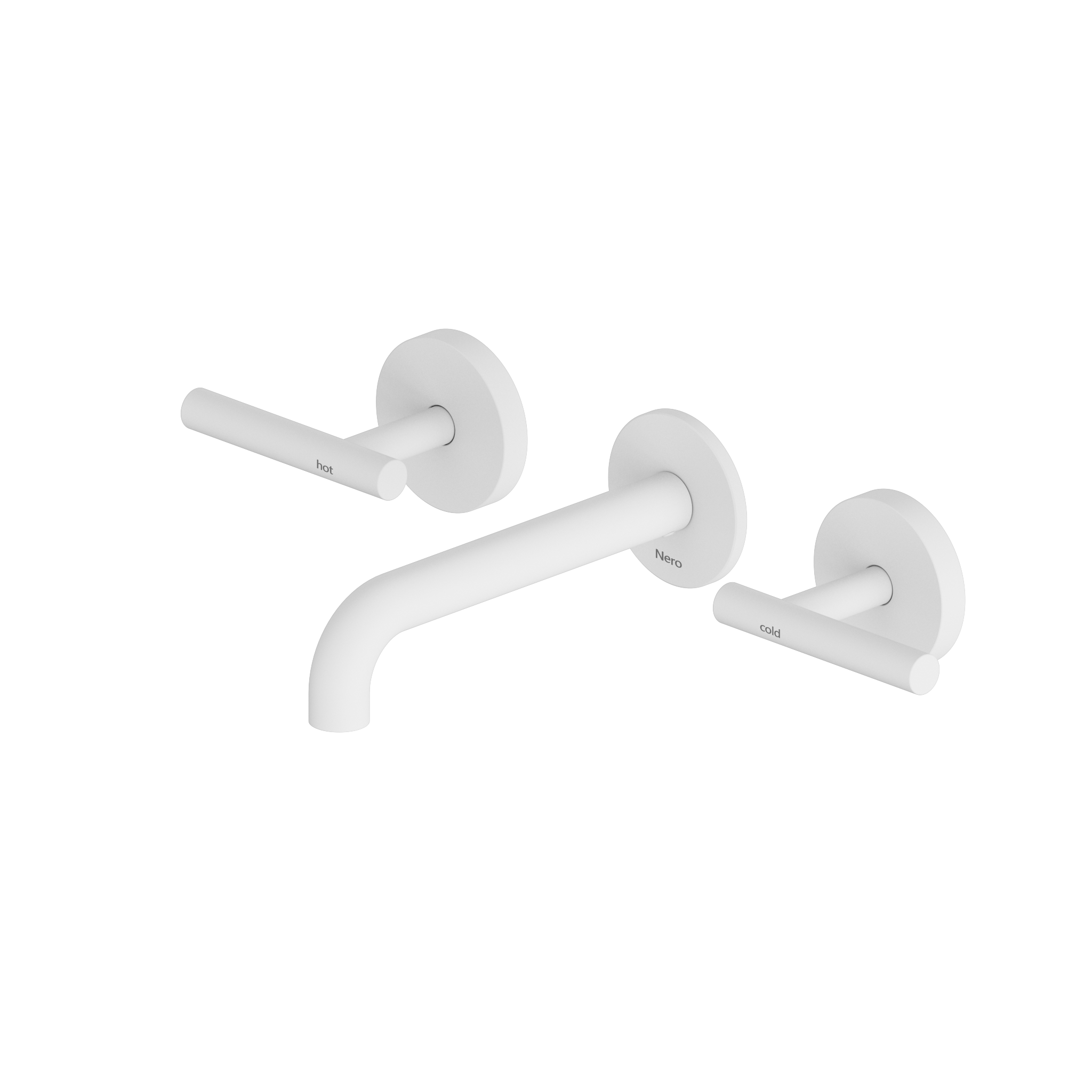 Mecca Lever Wall Basin/Bath Set 160mm