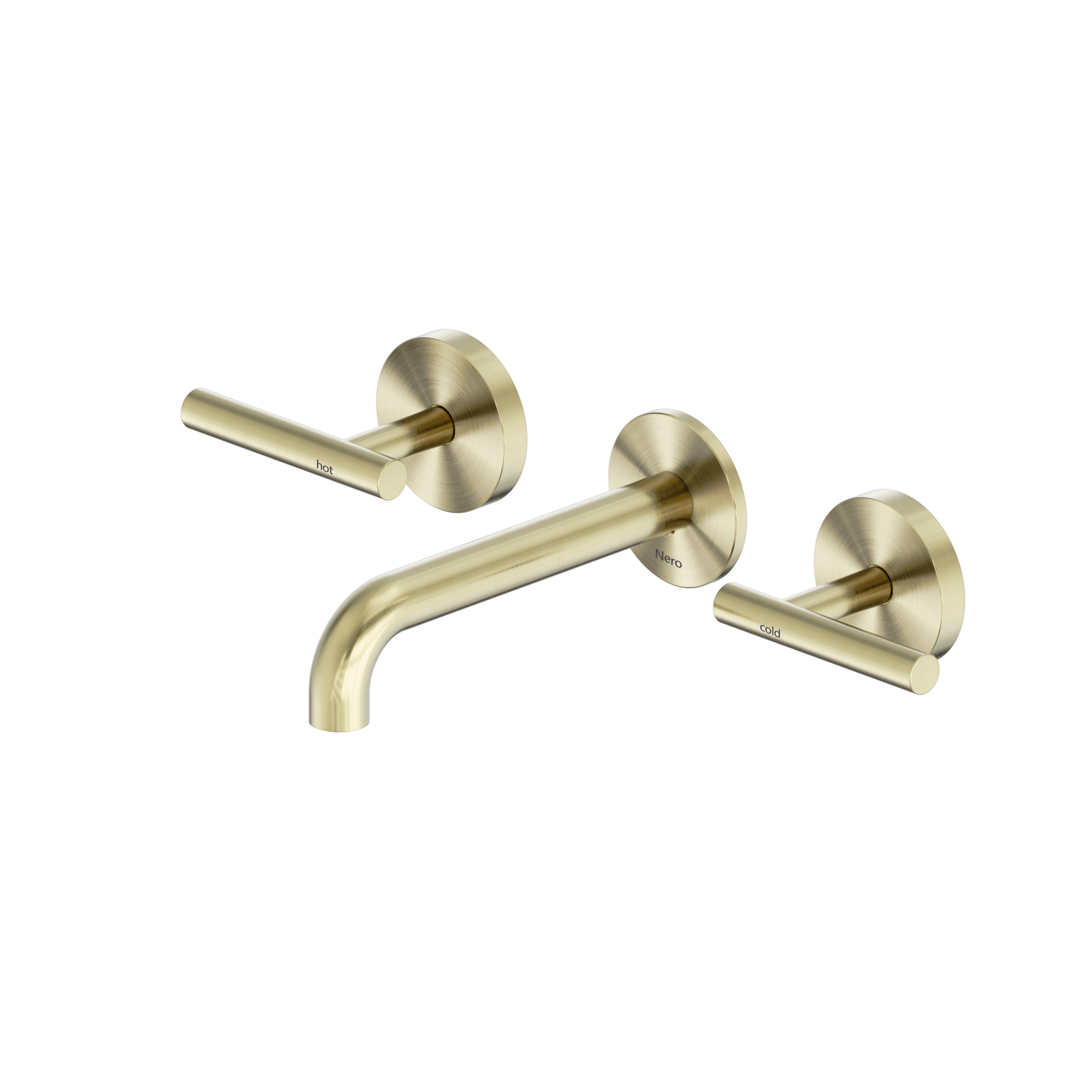 Mecca Lever Wall Basin/Bath Set 160mm