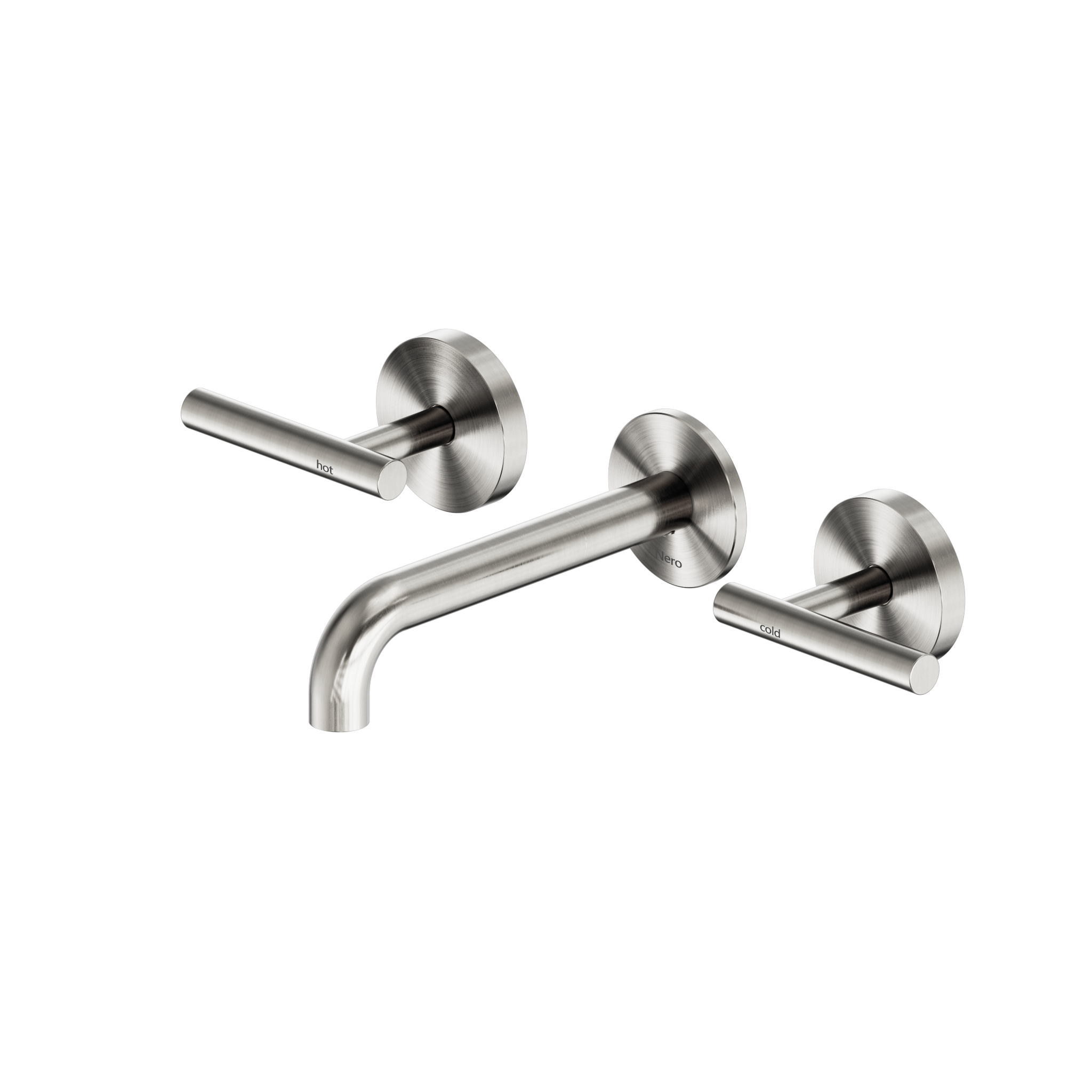 Mecca Lever Wall Basin/Bath Set 160mm