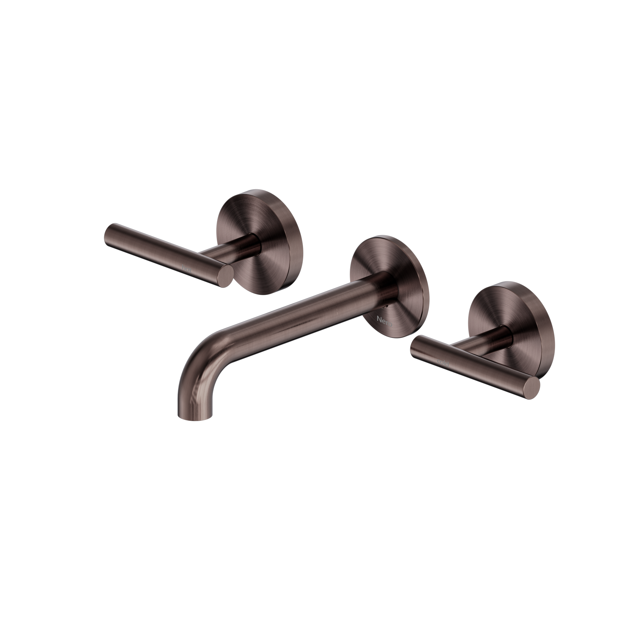 Mecca Lever Wall Basin/Bath Set 160mm