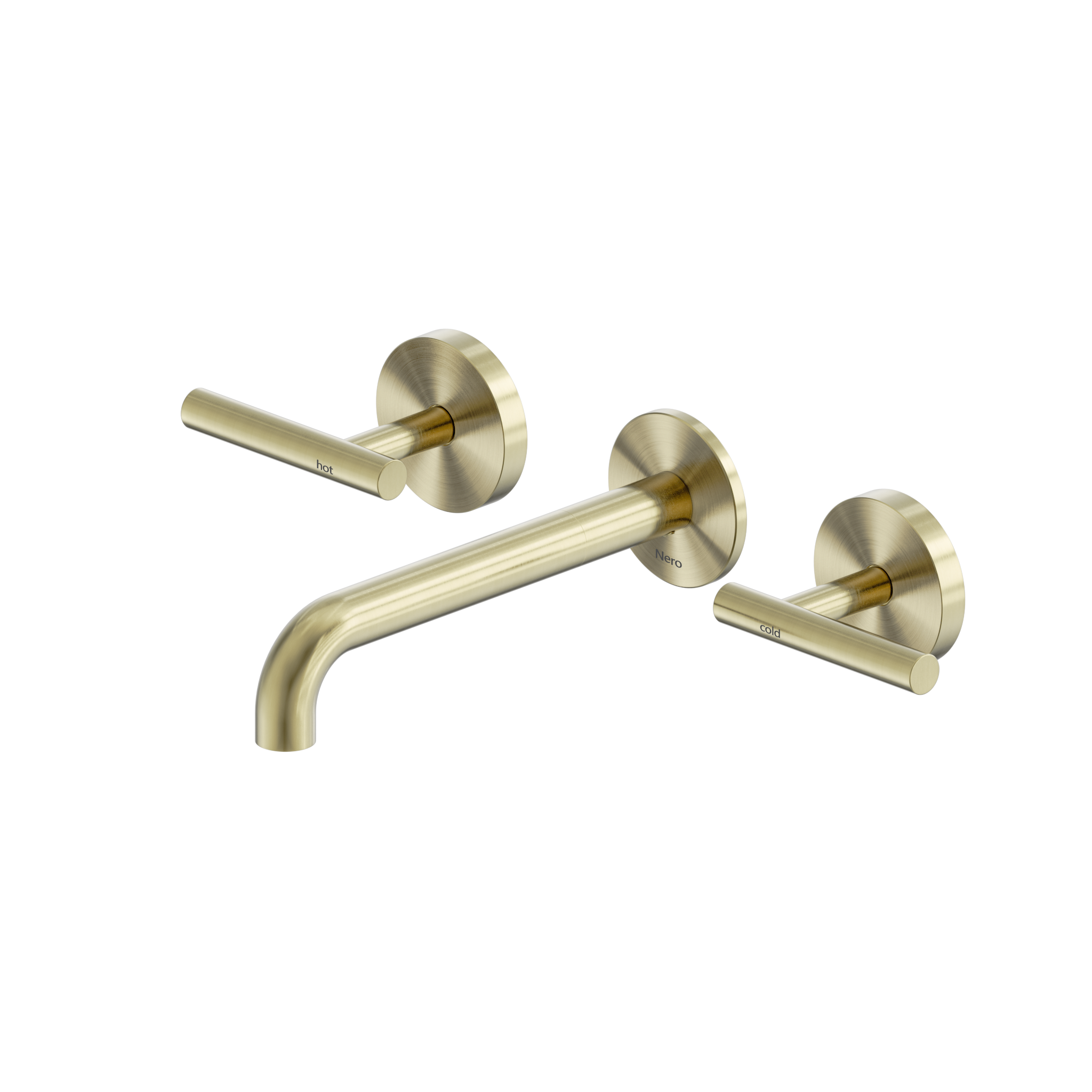 Mecca Lever Wall Basin/Bath Set 185mm
