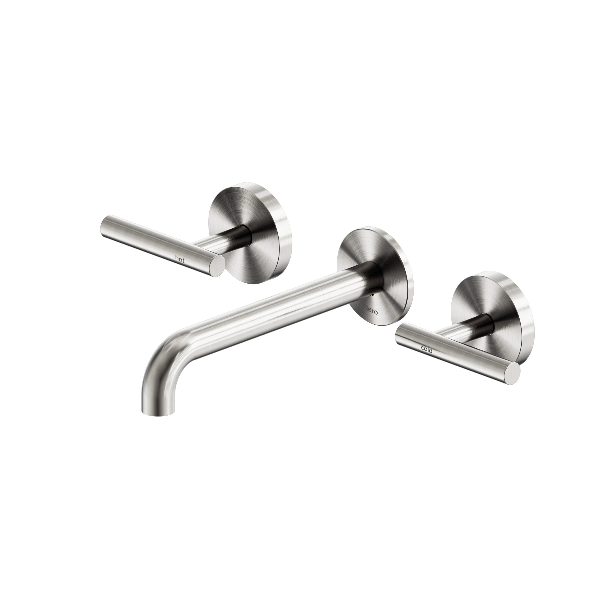Mecca Lever Wall Basin/Bath Set 185mm