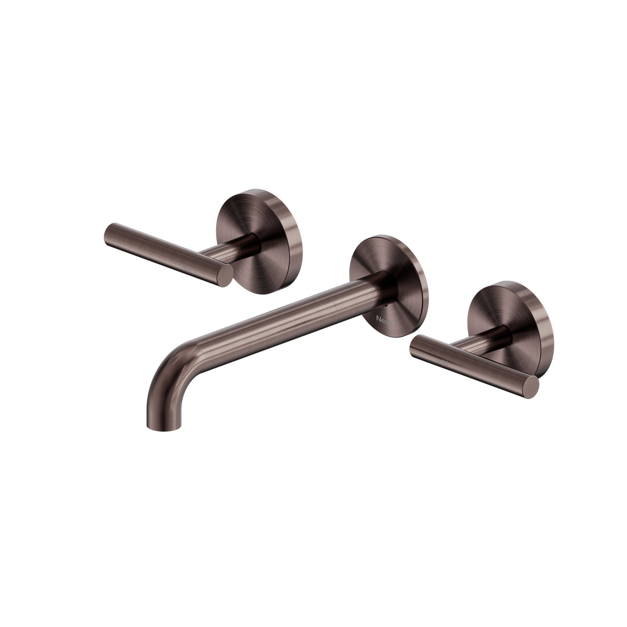 Mecca Lever Wall Basin/Bath Set 185mm
