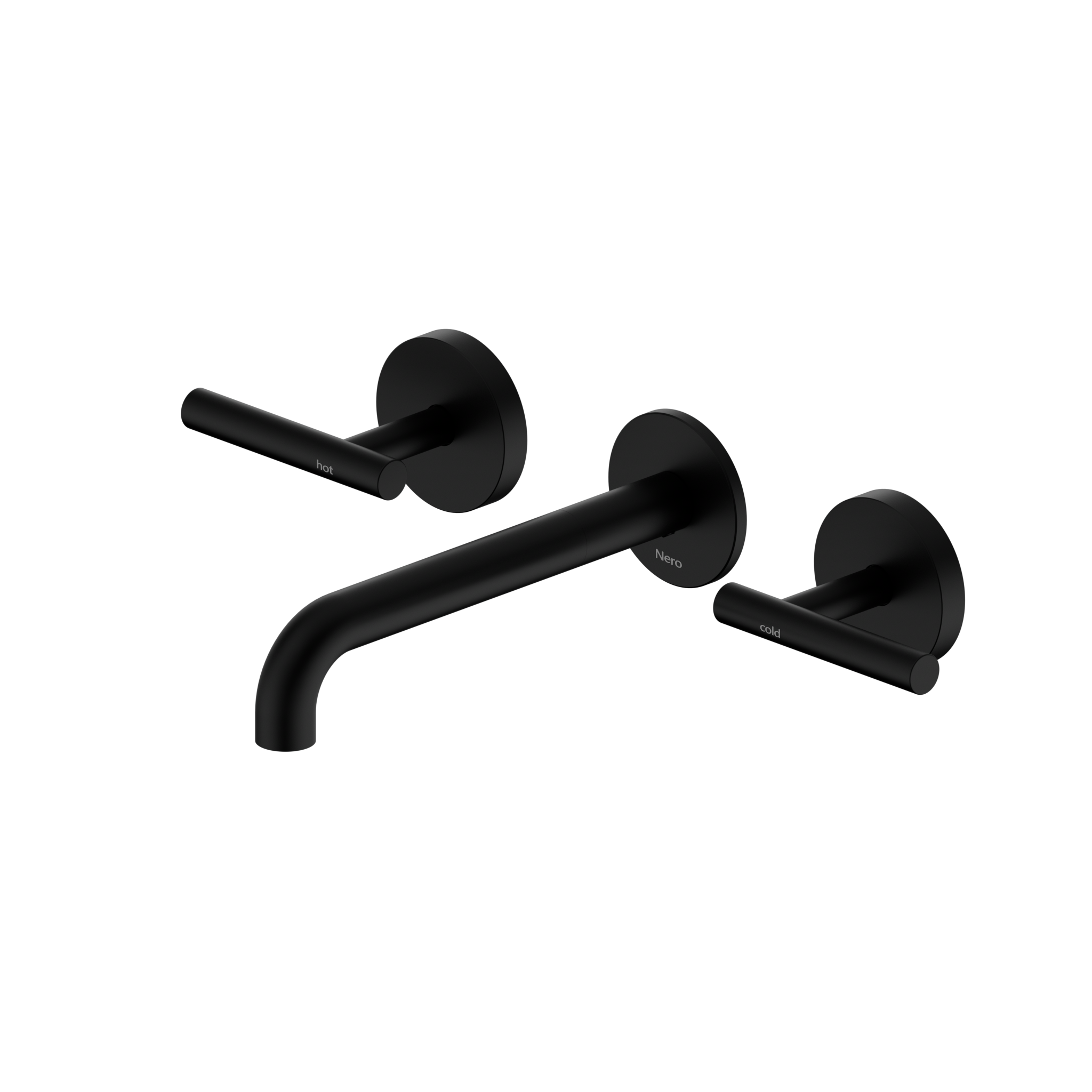Mecca Lever Wall Basin/Bath Set 185mm