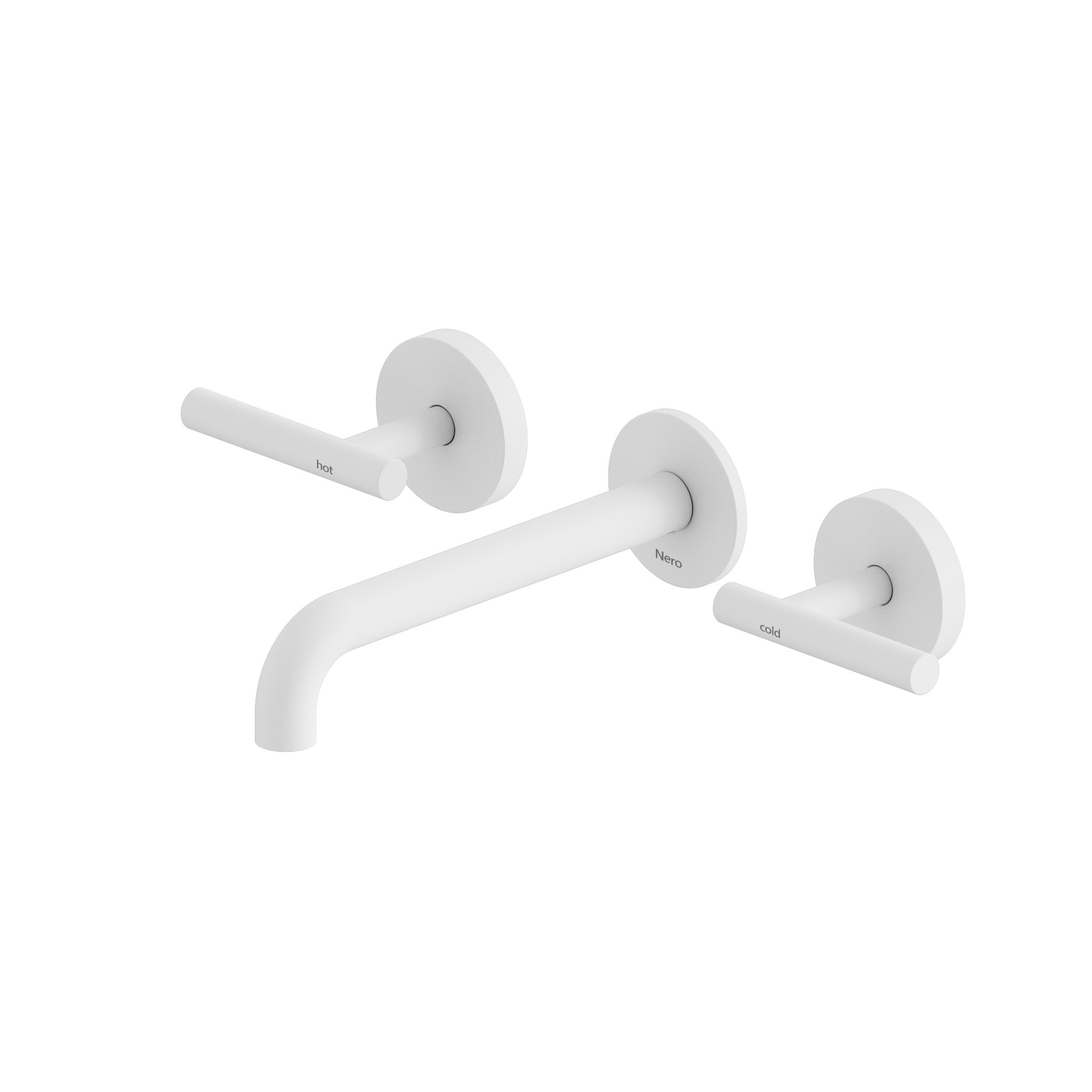 Mecca Lever Wall Basin/Bath Set 185mm