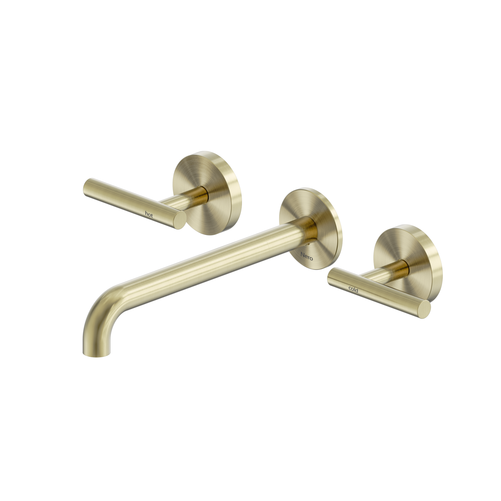 Mecca Lever Wall Basin/Bath Set 220mm