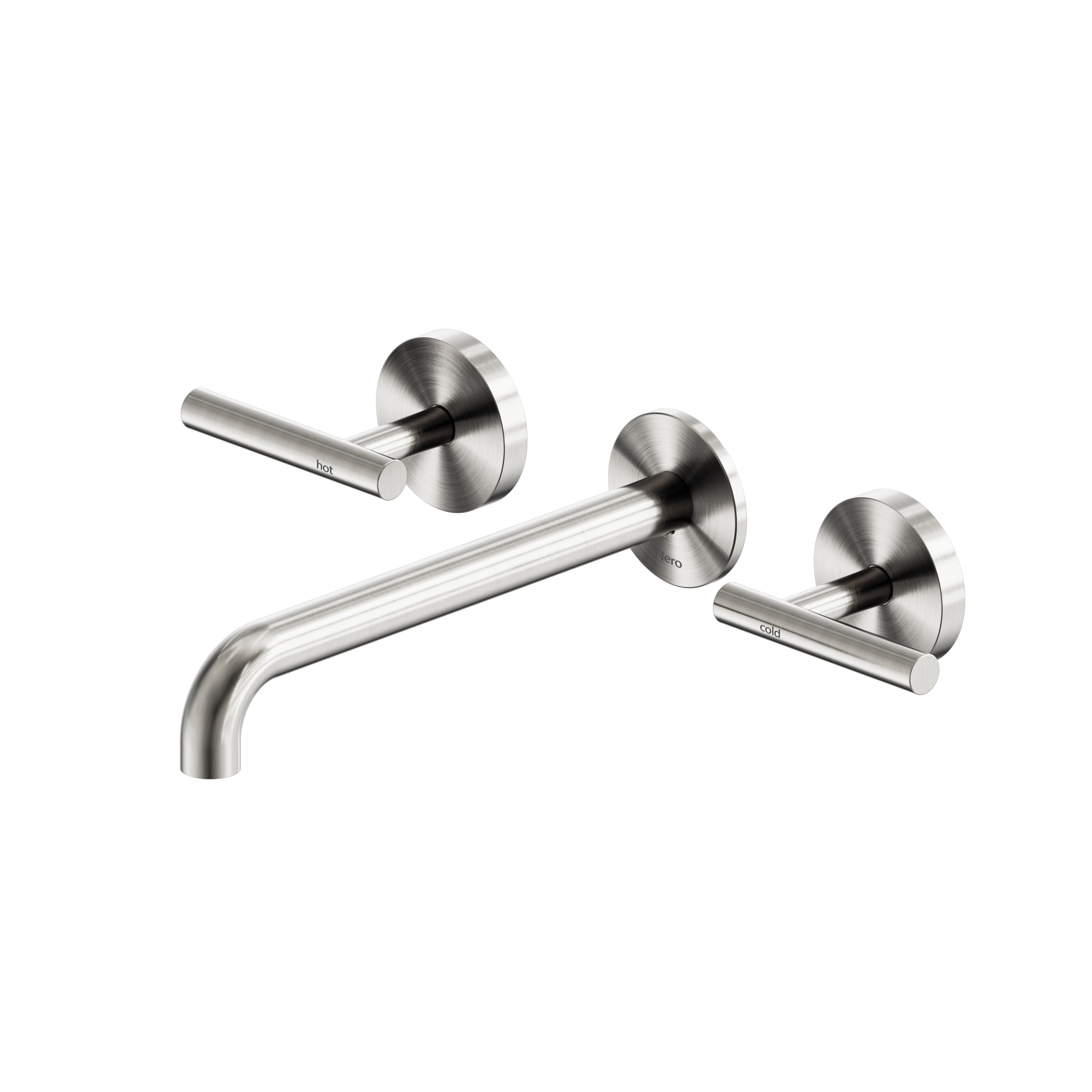 Mecca Lever Wall Basin/Bath Set 220mm